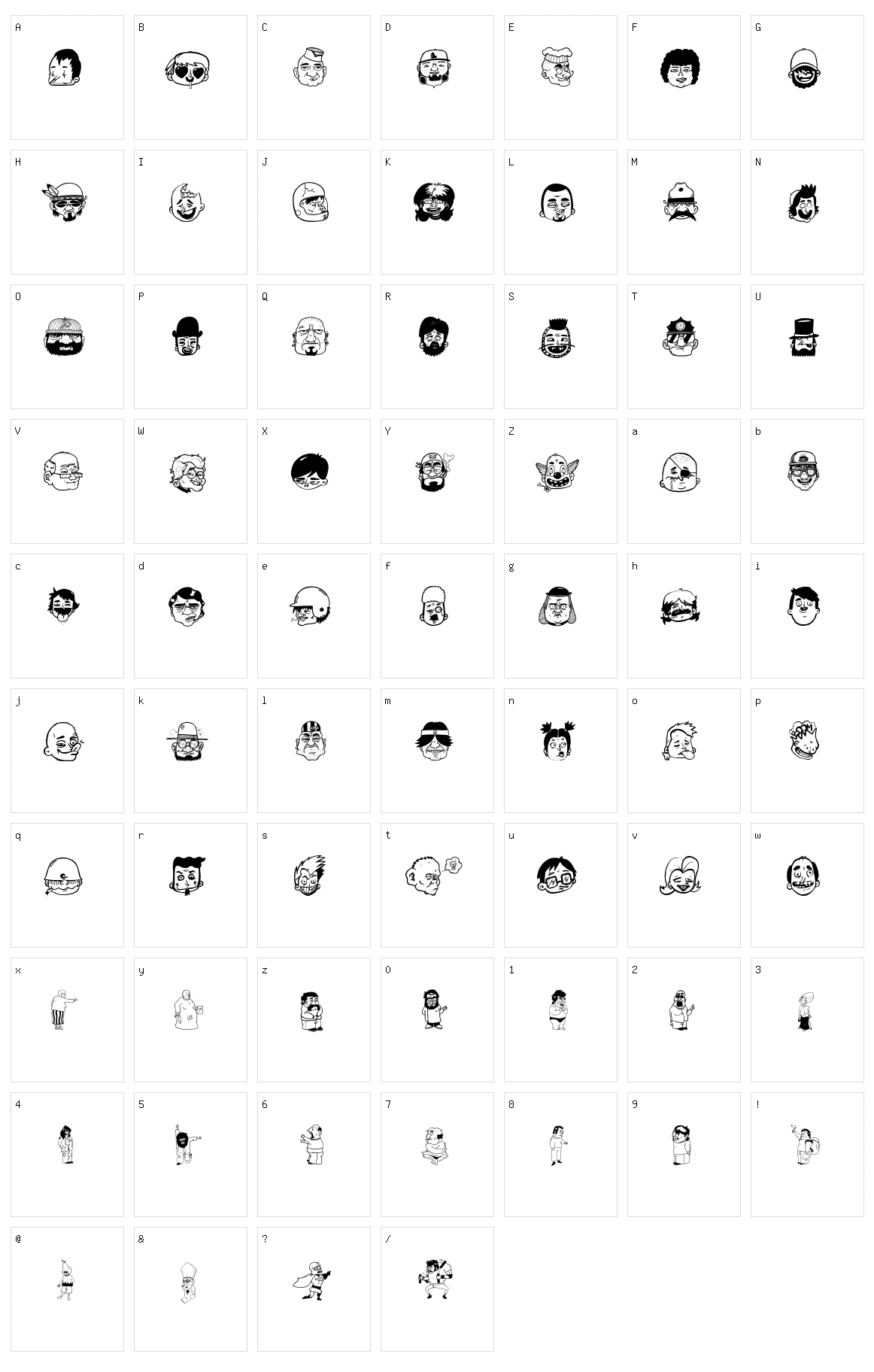 Sickoz Pack Character Set