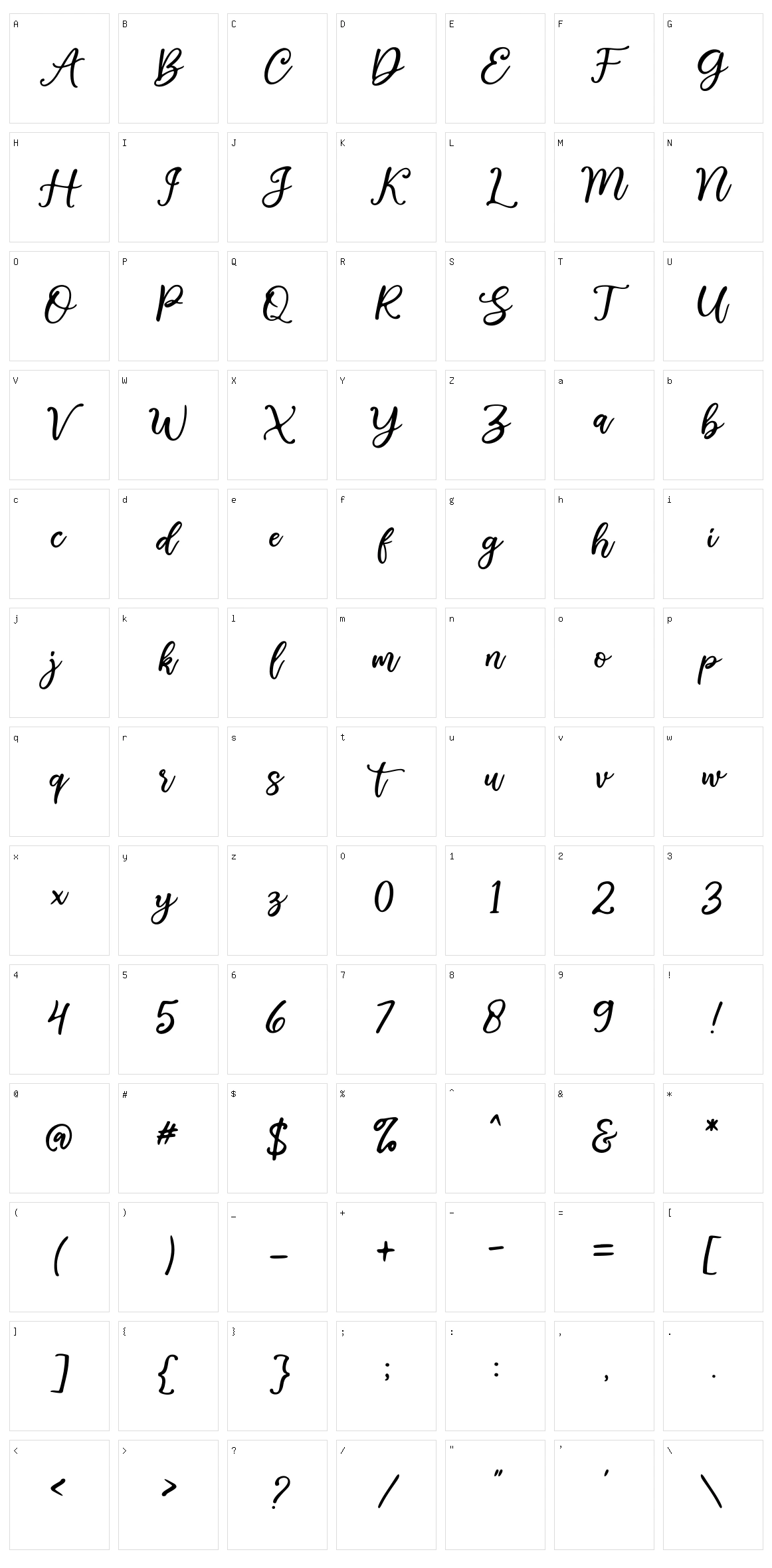 Humaira Character Set