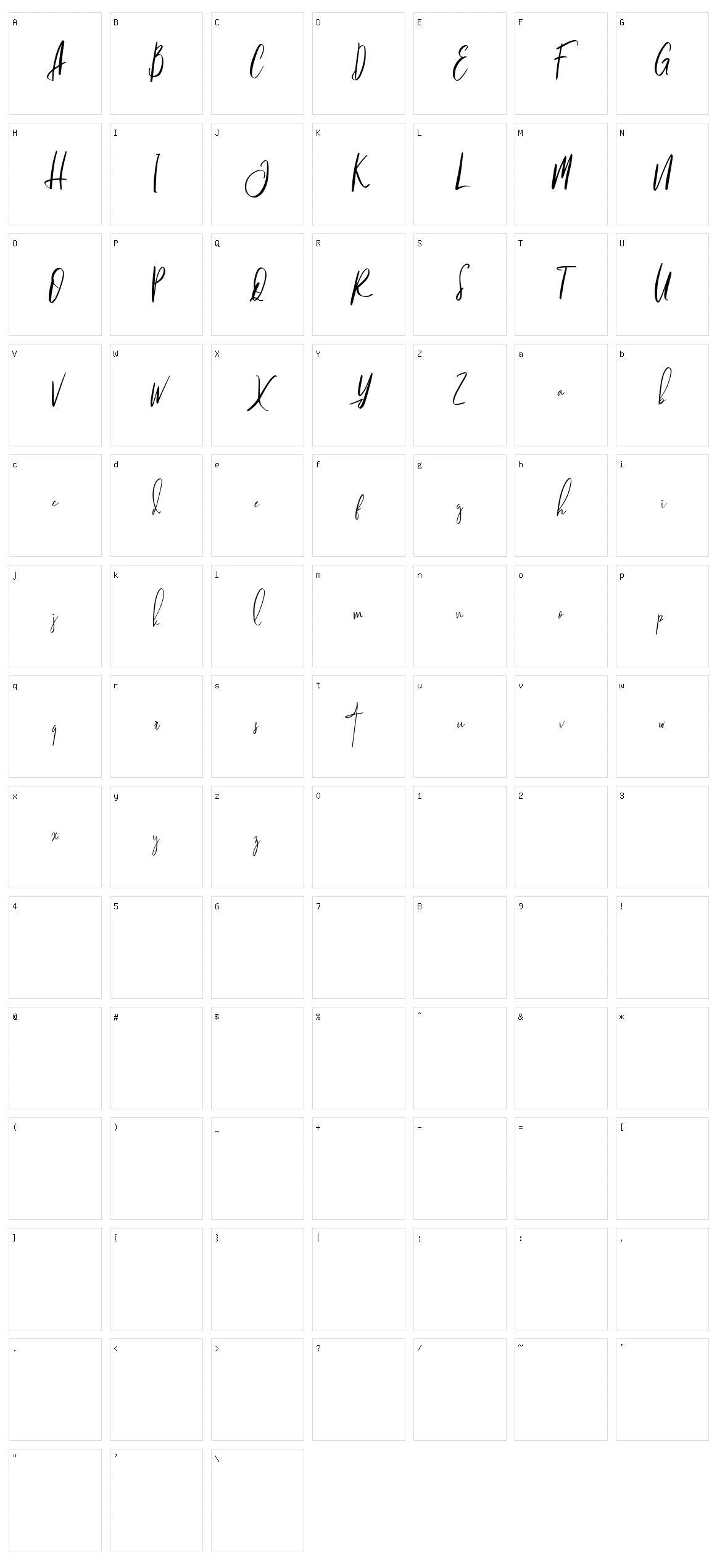 Jagalana Character Set