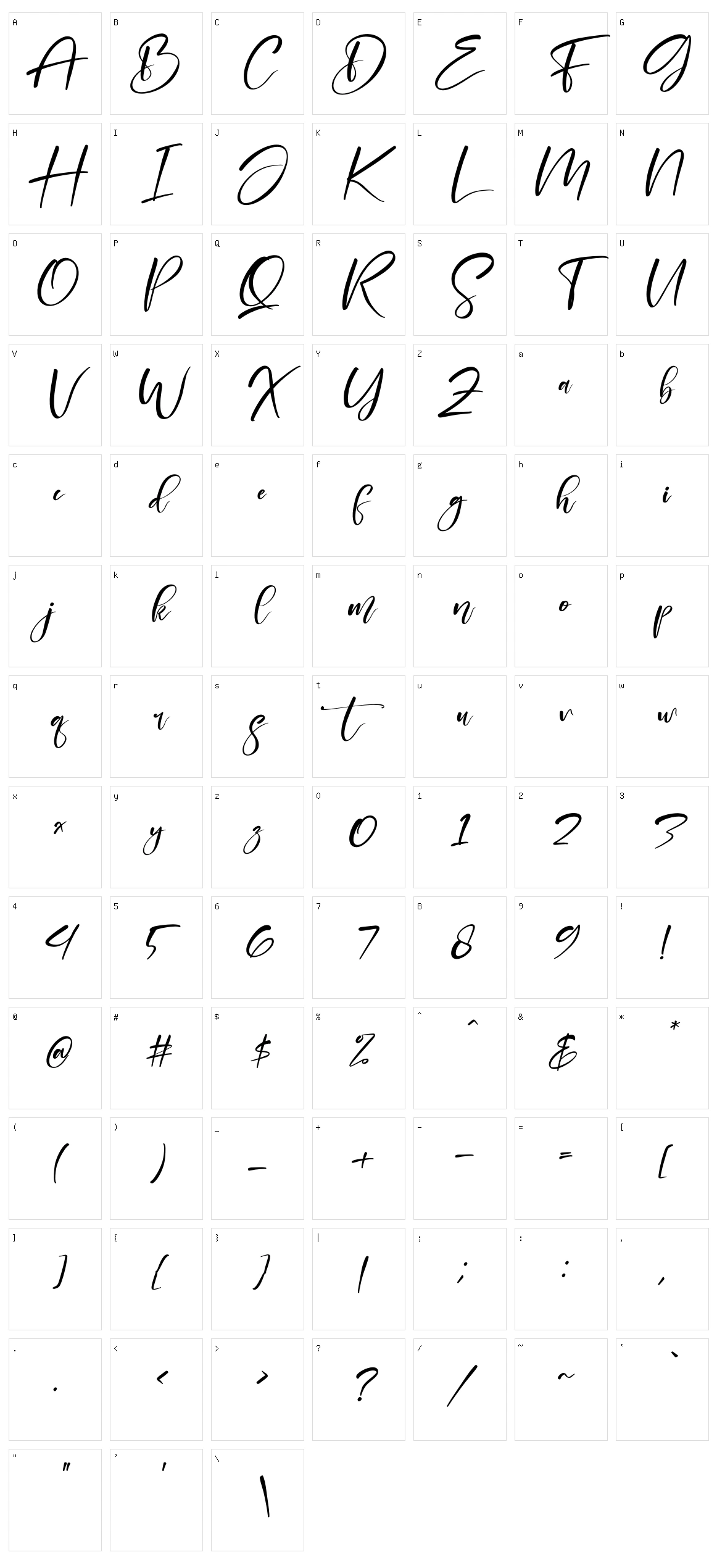 Joyfield Darling Character Set