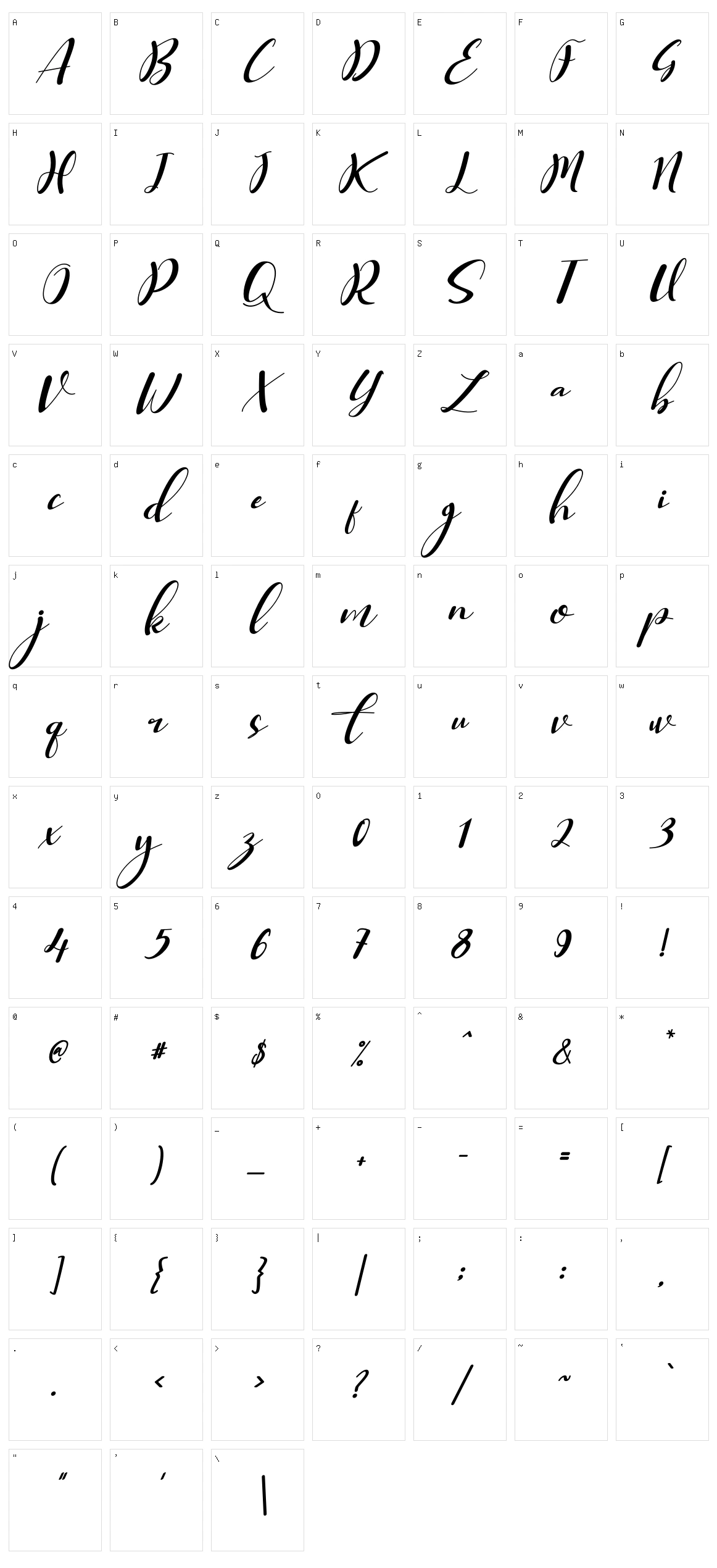 Kimberlly Lovely Character Set