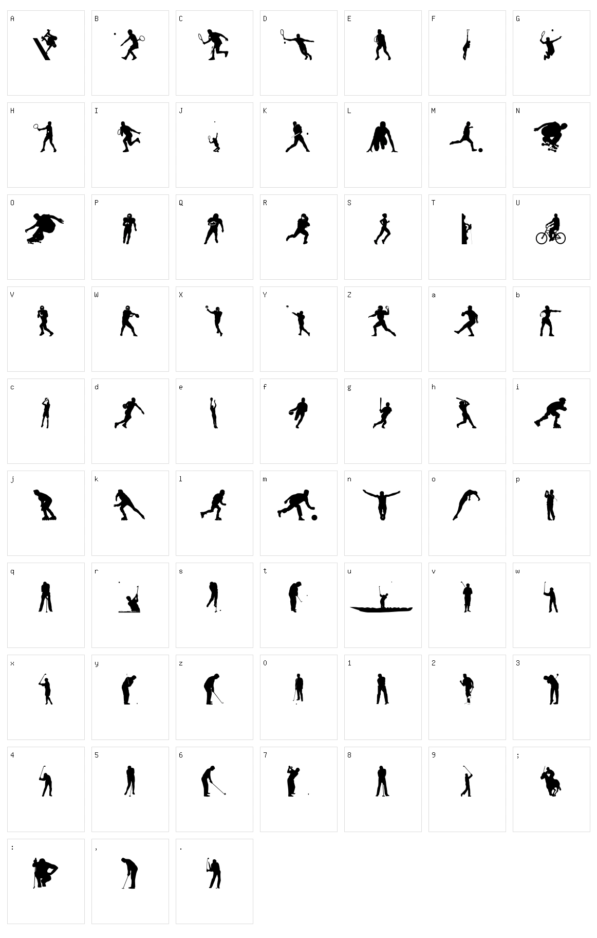 4yeo Sport Character Set