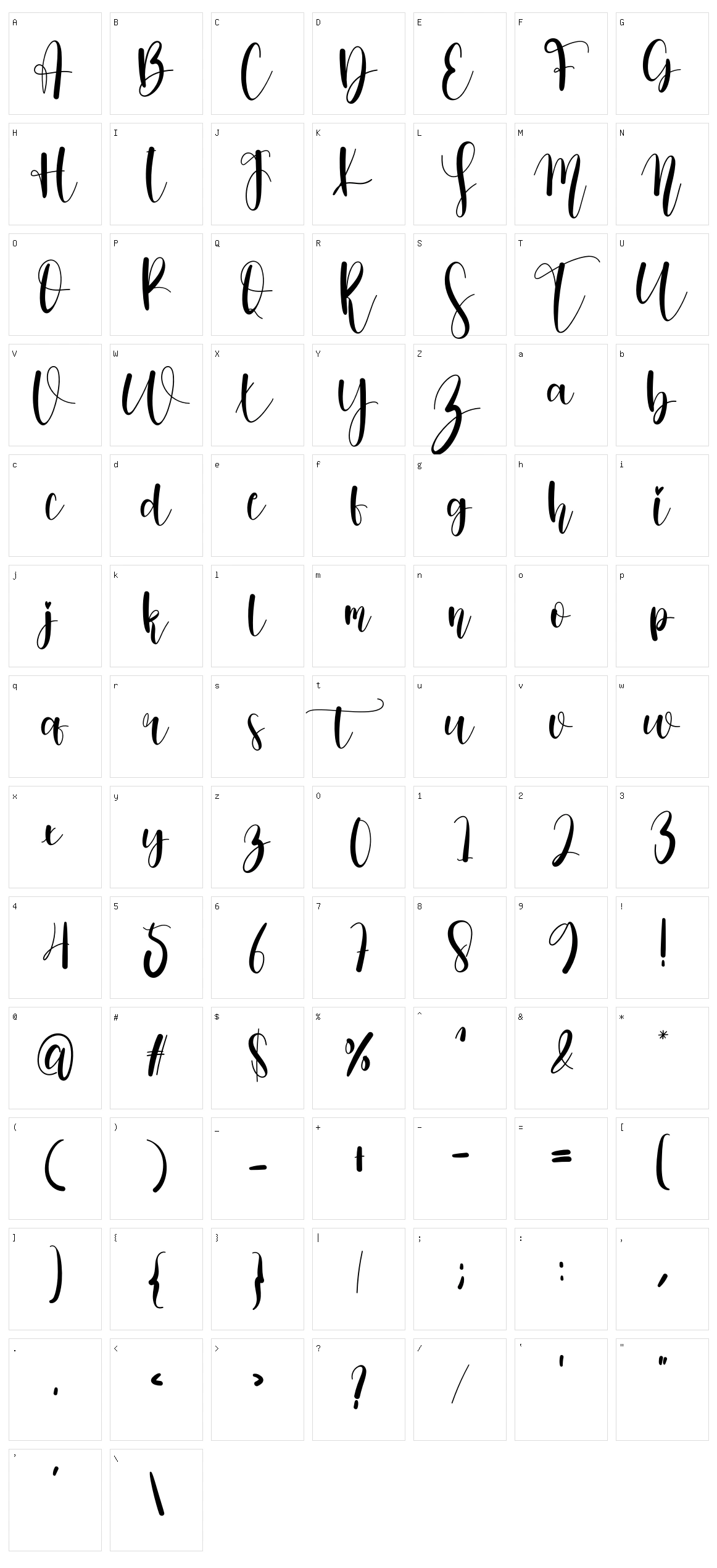 Mandala Absolute Character Set