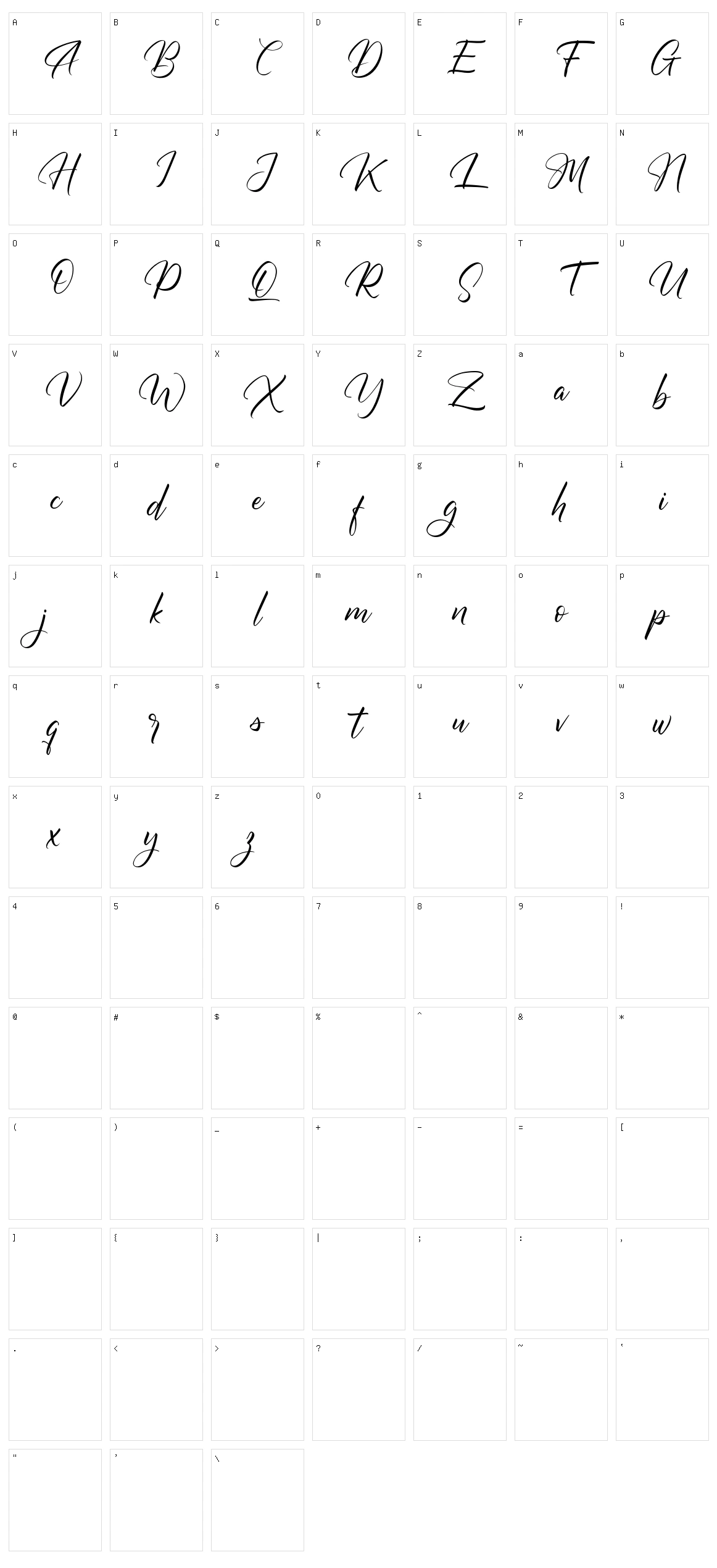 Margaritha Tropicana Character Set