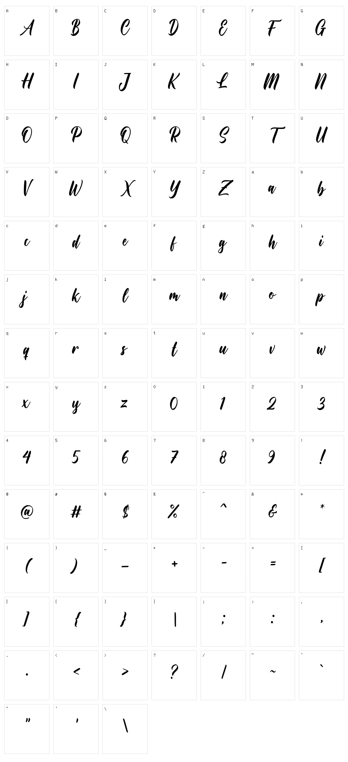 Maringue Wreath Character Set