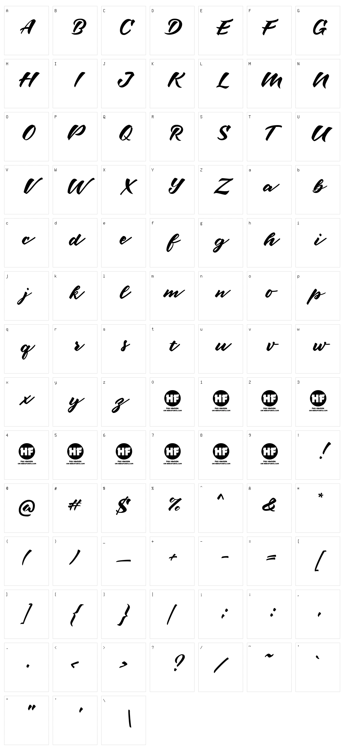 Maybe one Day Character Set