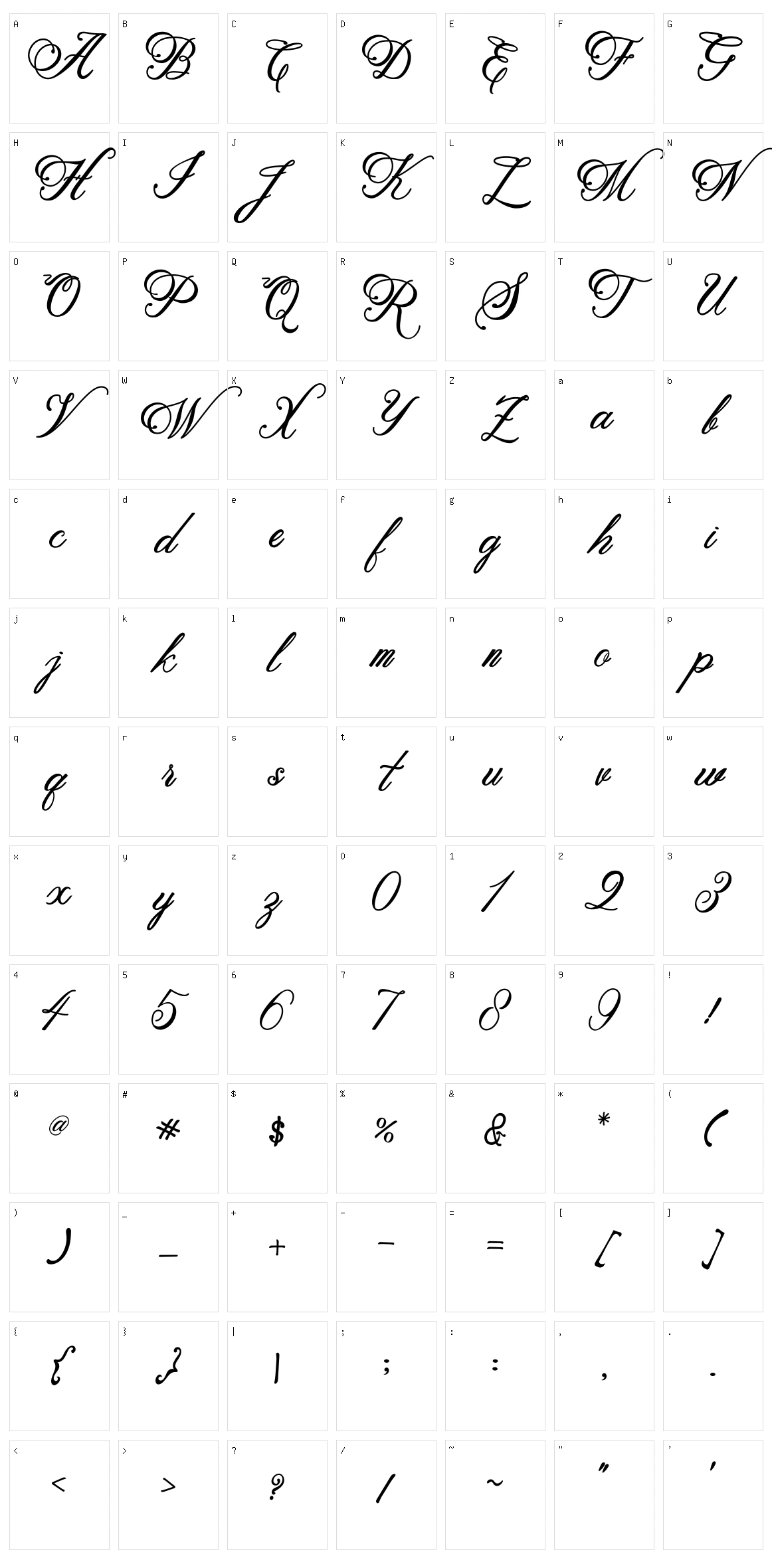 Metalurdo Character Set