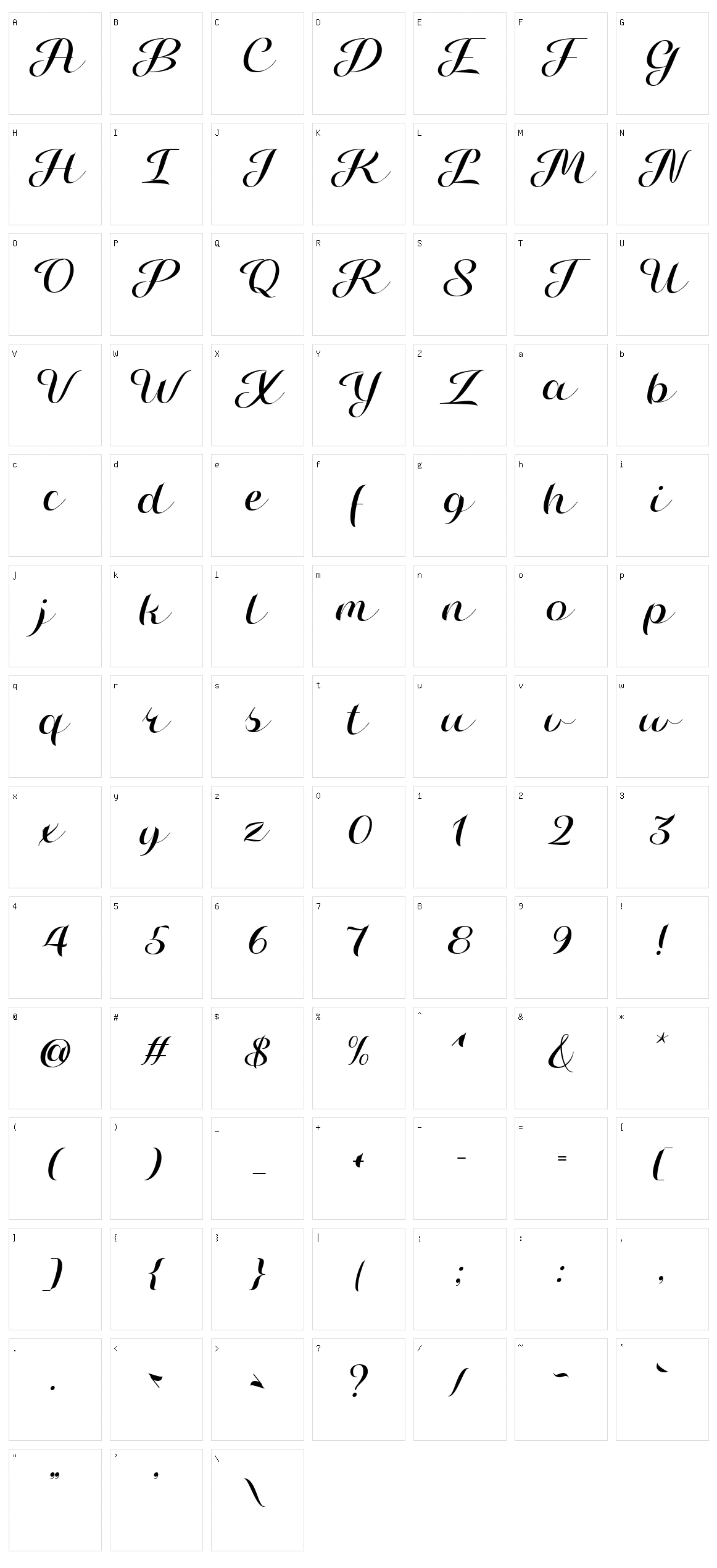 Misti's Destruction Character Set