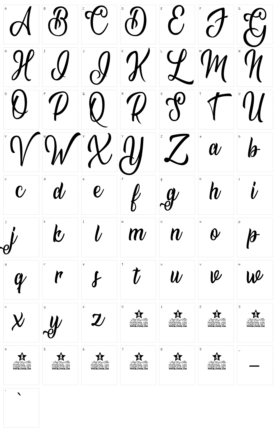 Natural Beauty Character Set