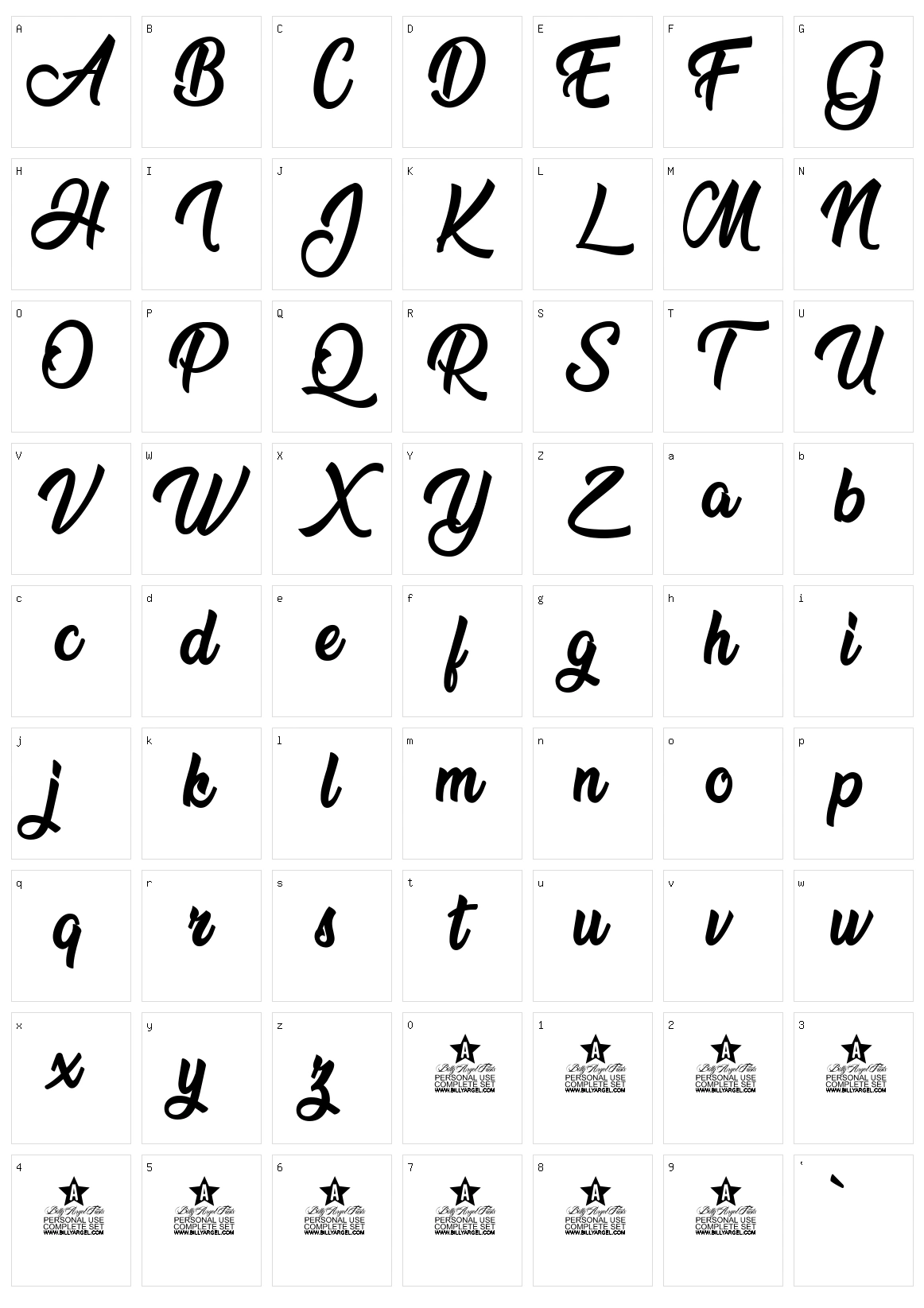 Nature Beauty Character Set