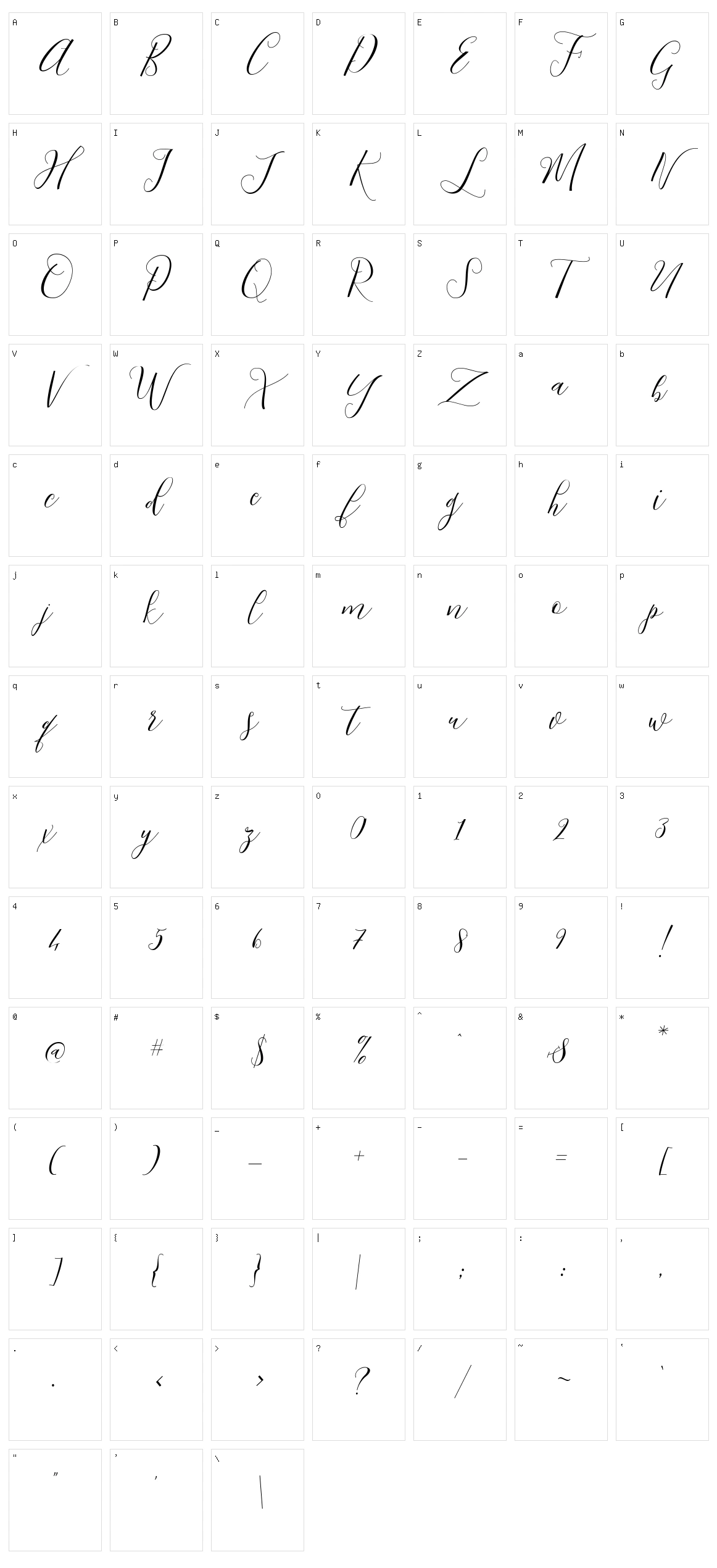 Niceday Character Set