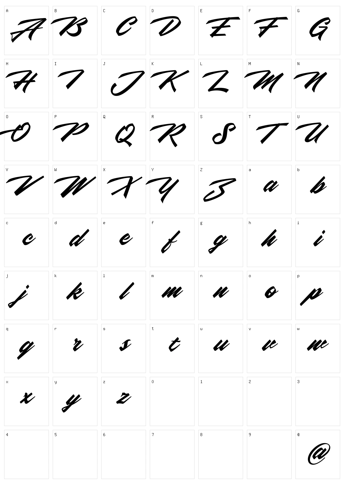 Northern Freedom Character Set