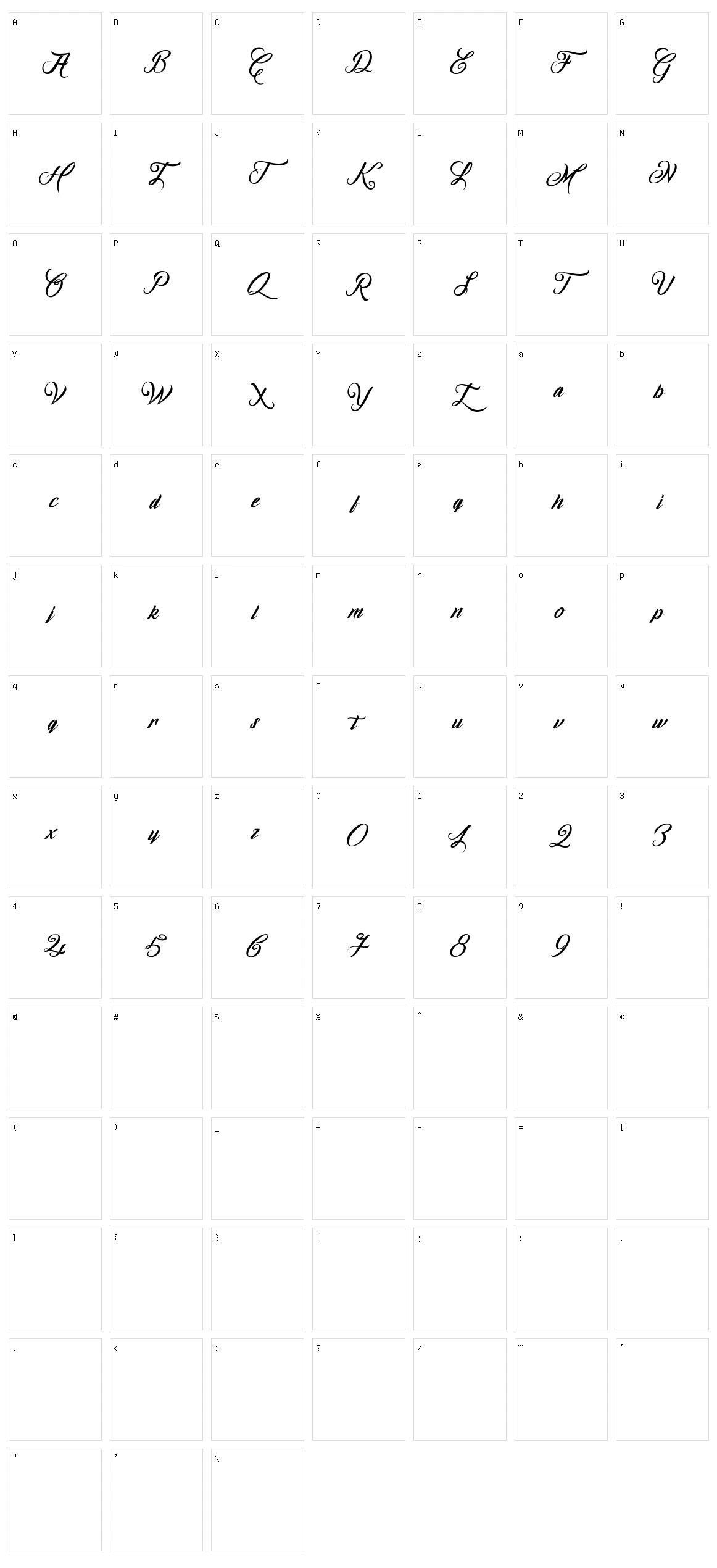 Ombeline Ludolphides Character Set