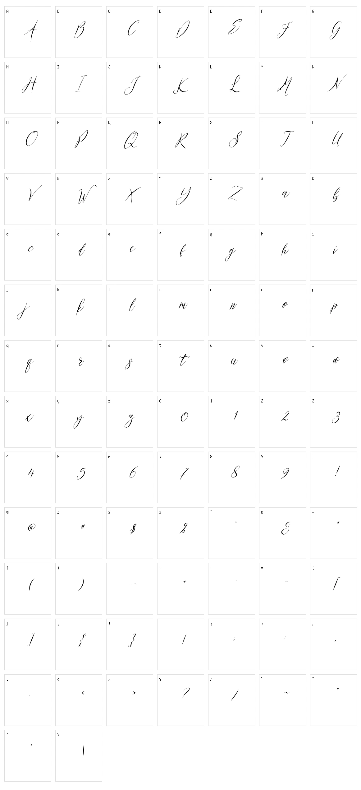 Pariss Hillton Character Set