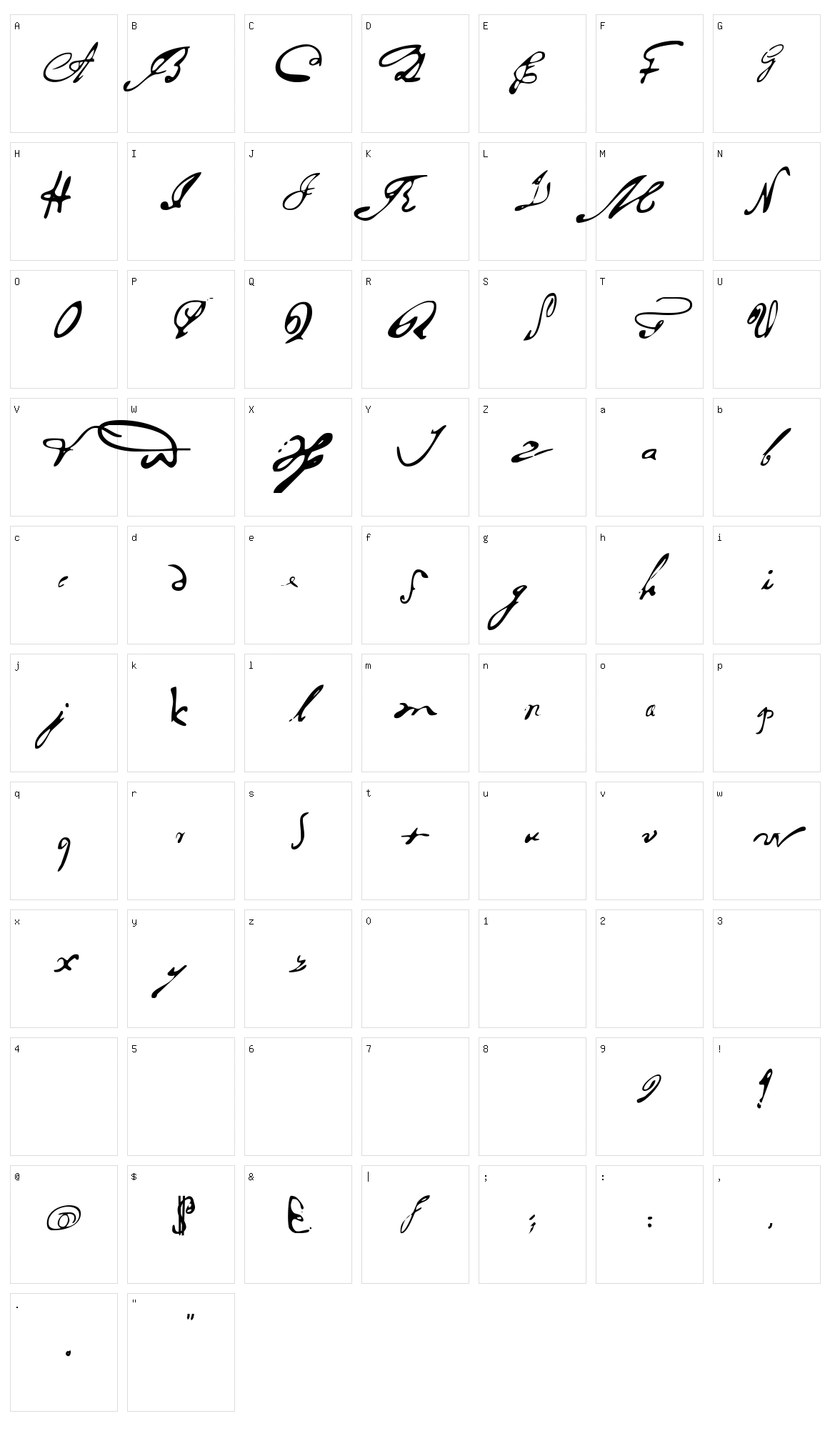 Portugues Arcaico Lectura Character Set