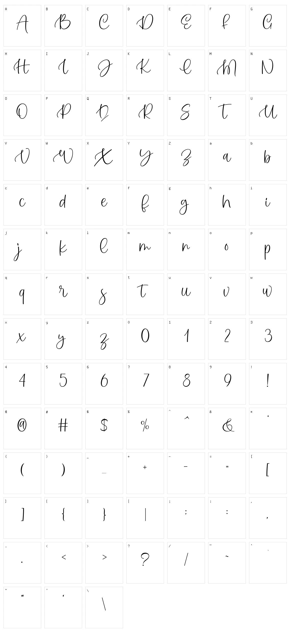 Rante Mario Character Set