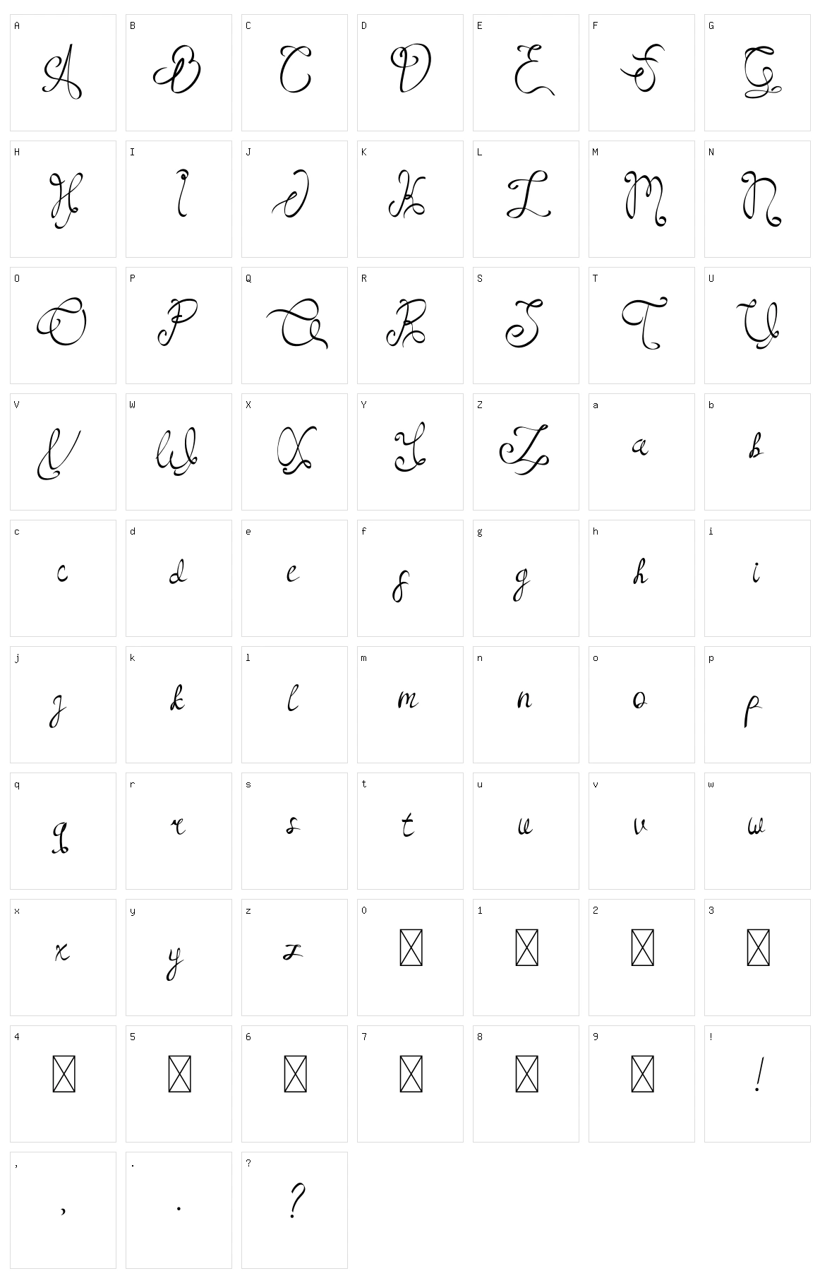 Rose Hellisa Character Set