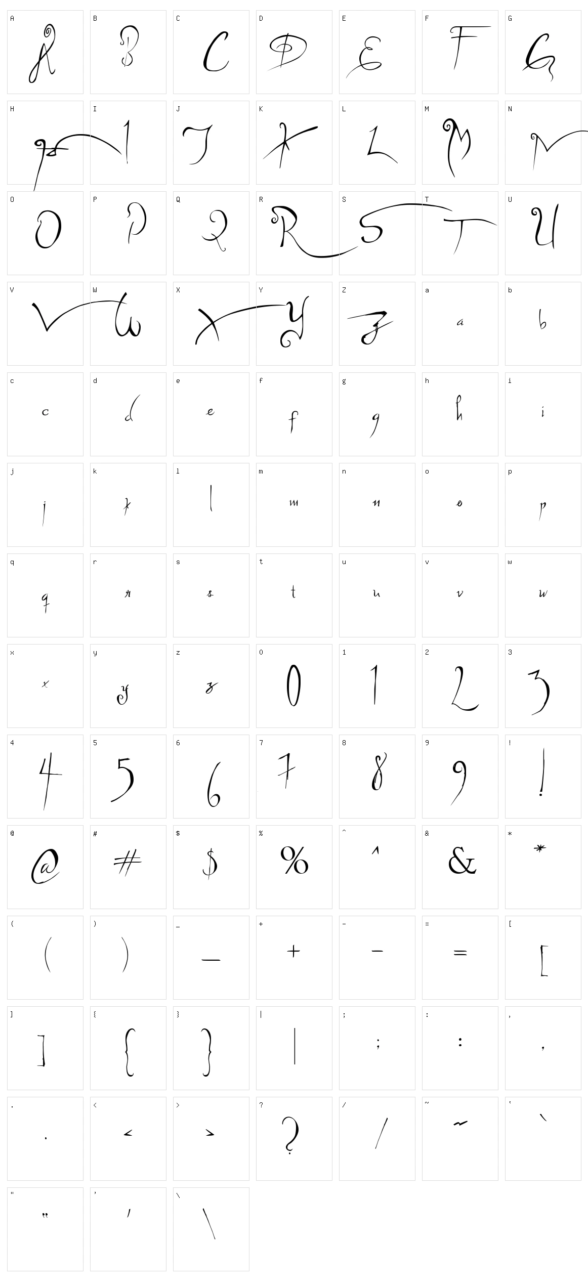 Ruf In Den Wind Character Set