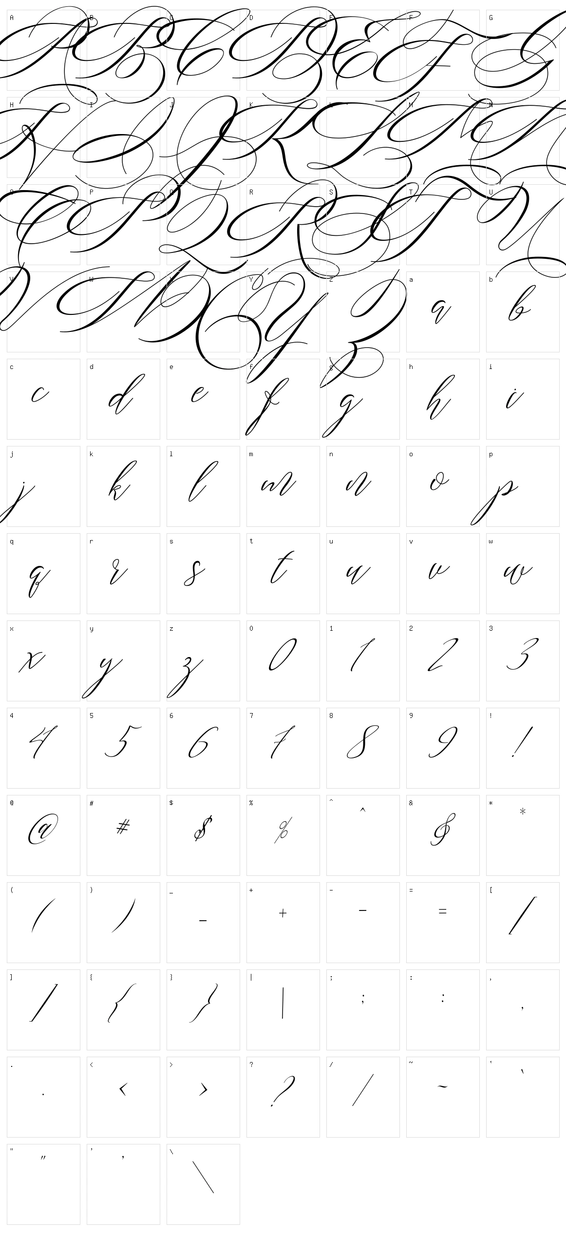 Salwomen Character Set