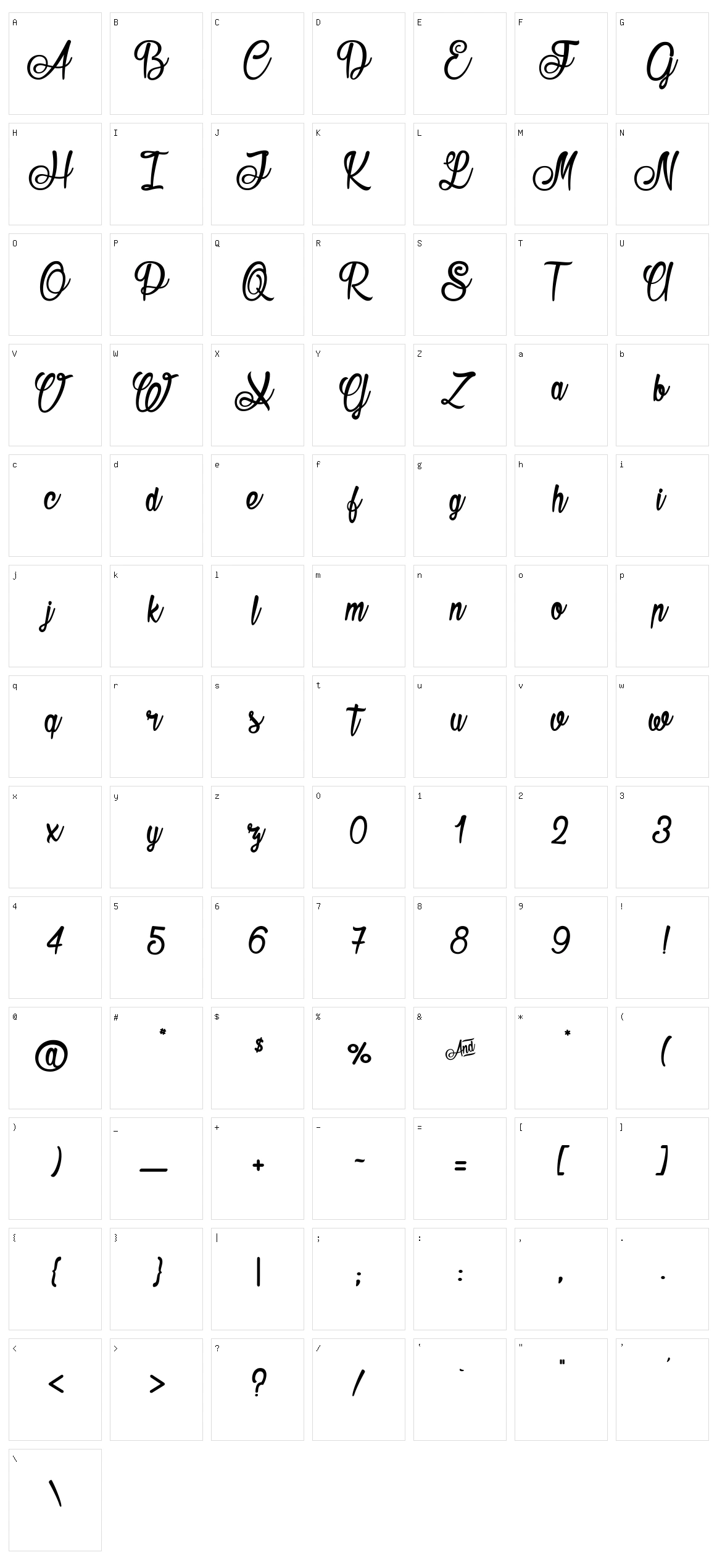 Seasiders Character Set