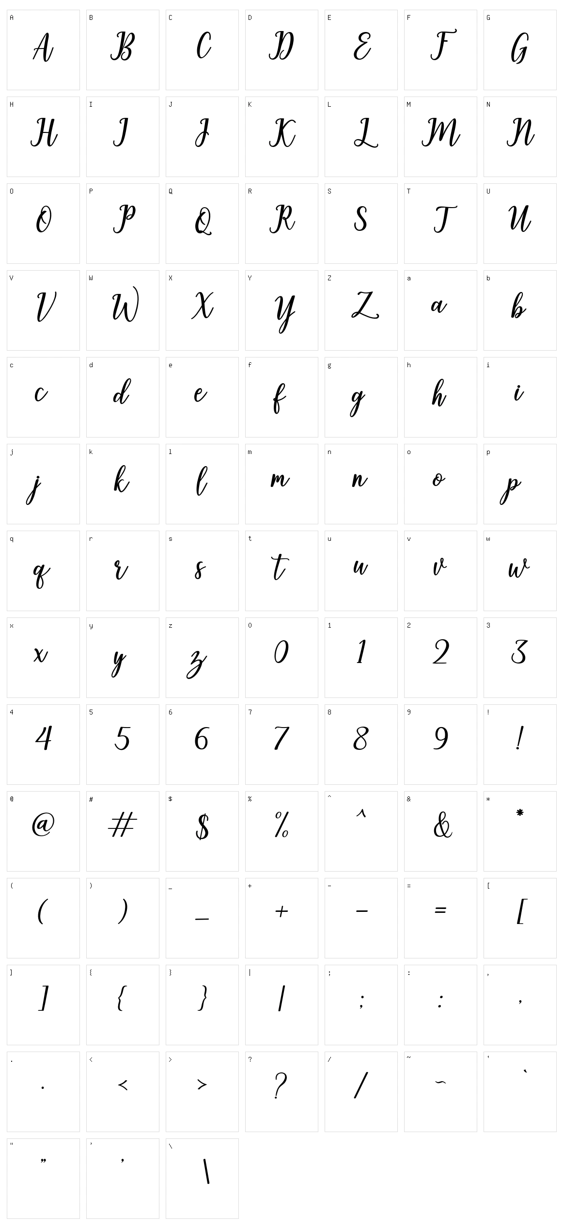 Shelter Character Set