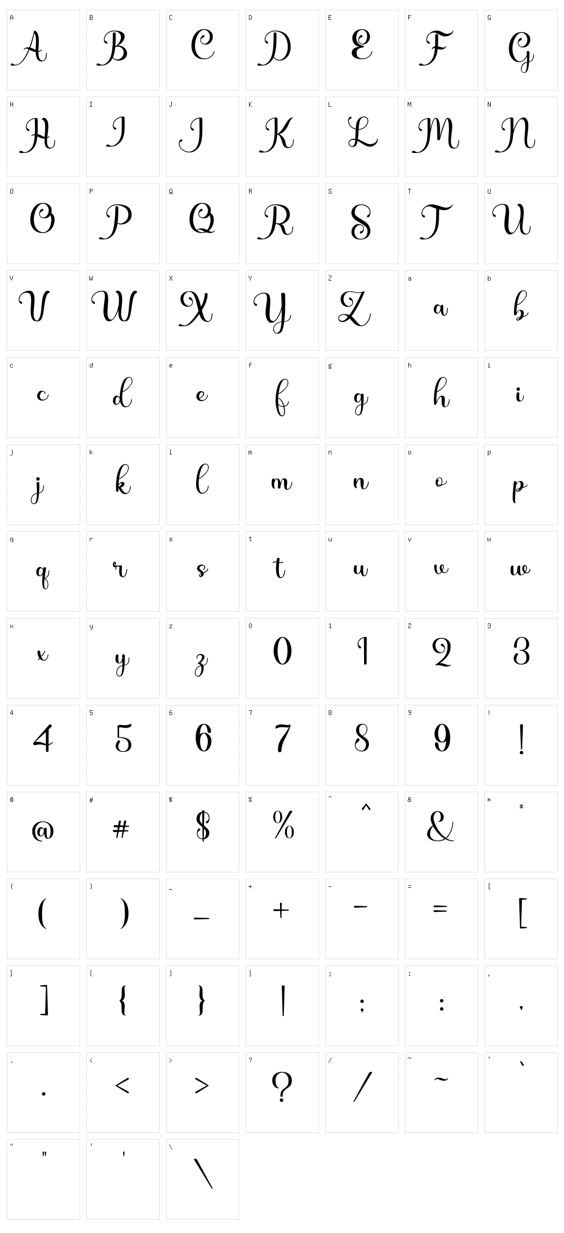 Shiny Aisyah Character Set