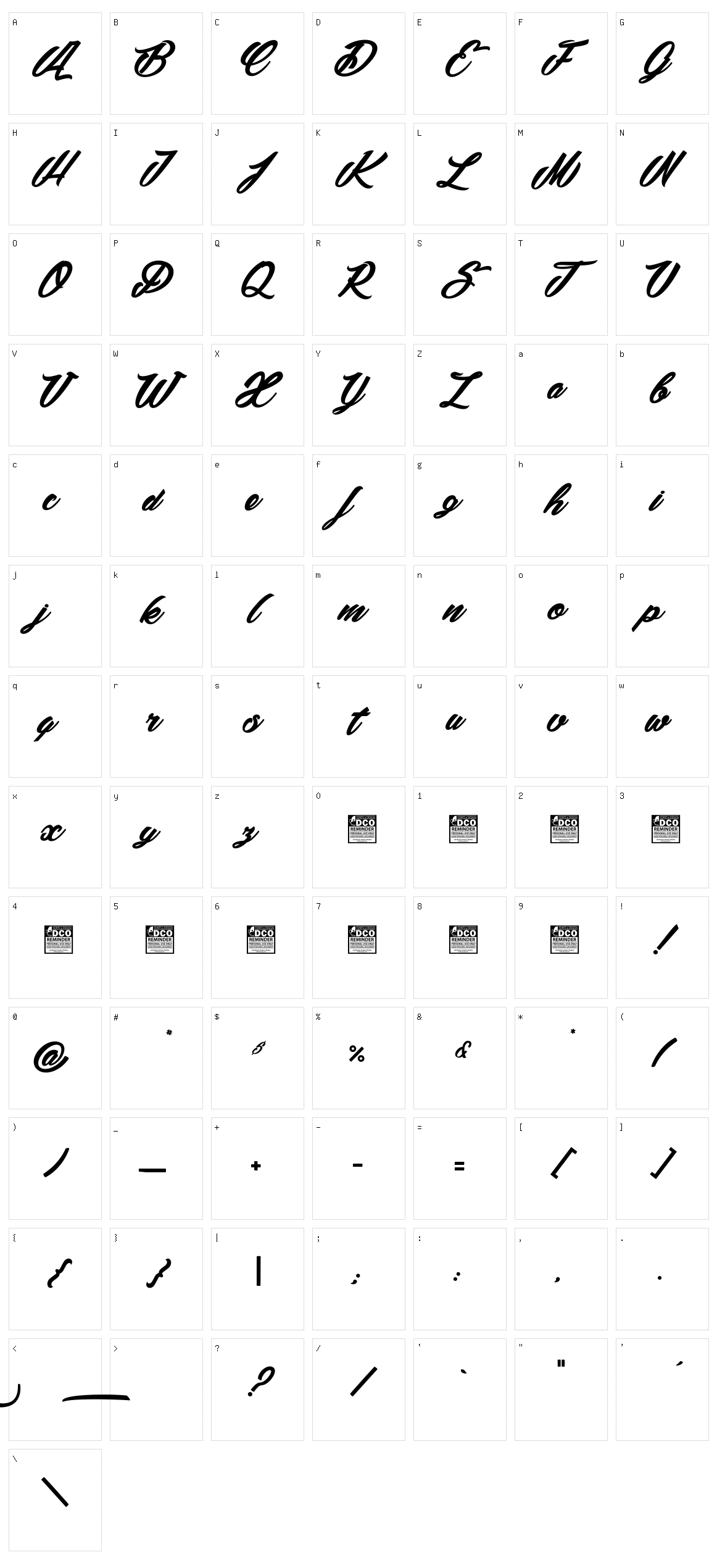 Snowballs Season Character Set