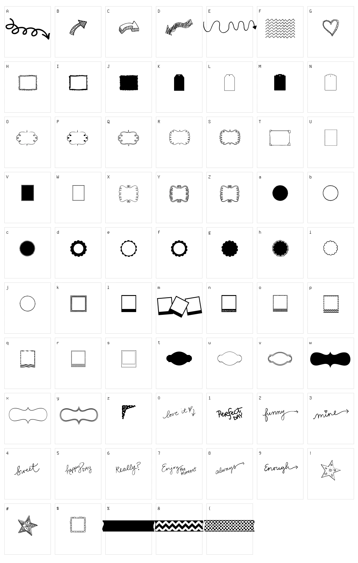 KG Flavor and Frames Three Character Set