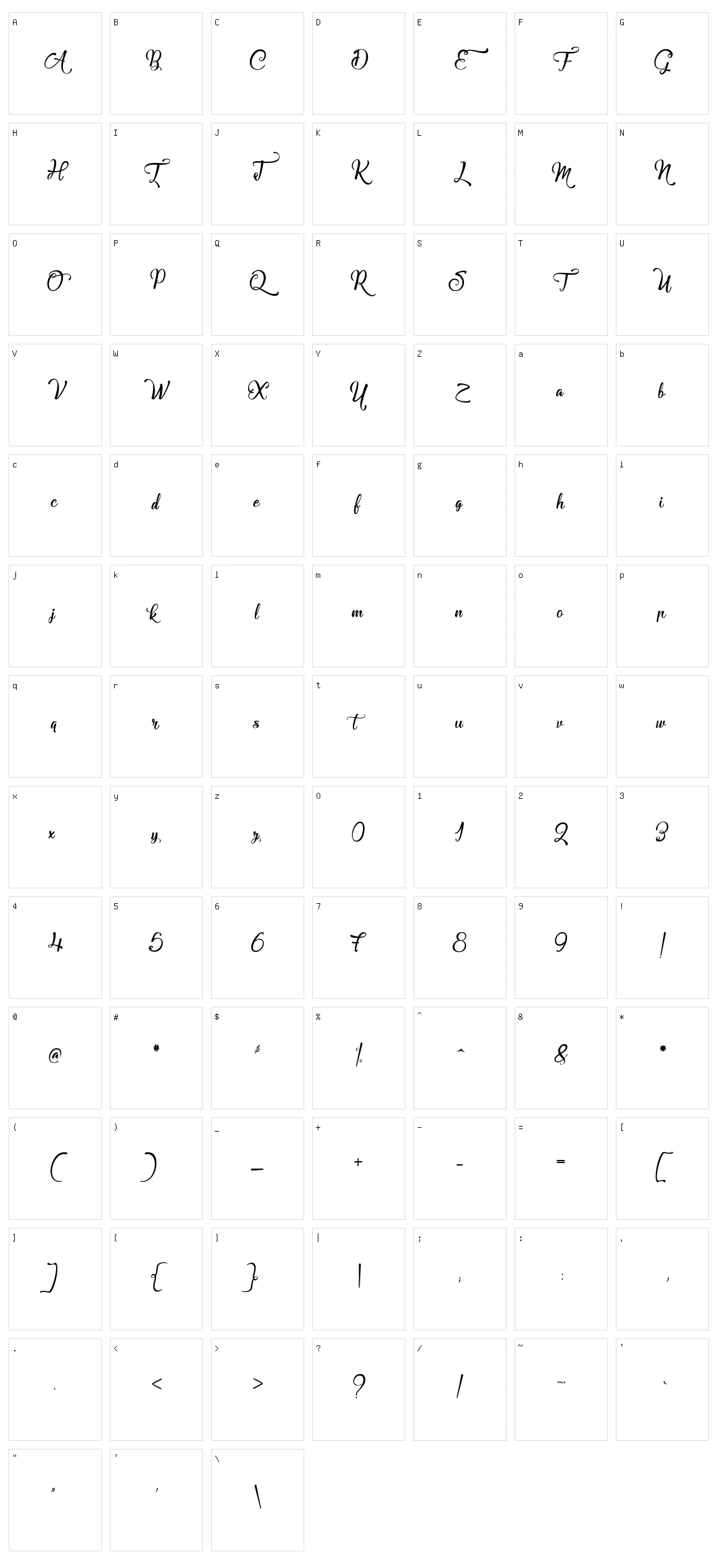 Soulmaker in the Mountains Character Set