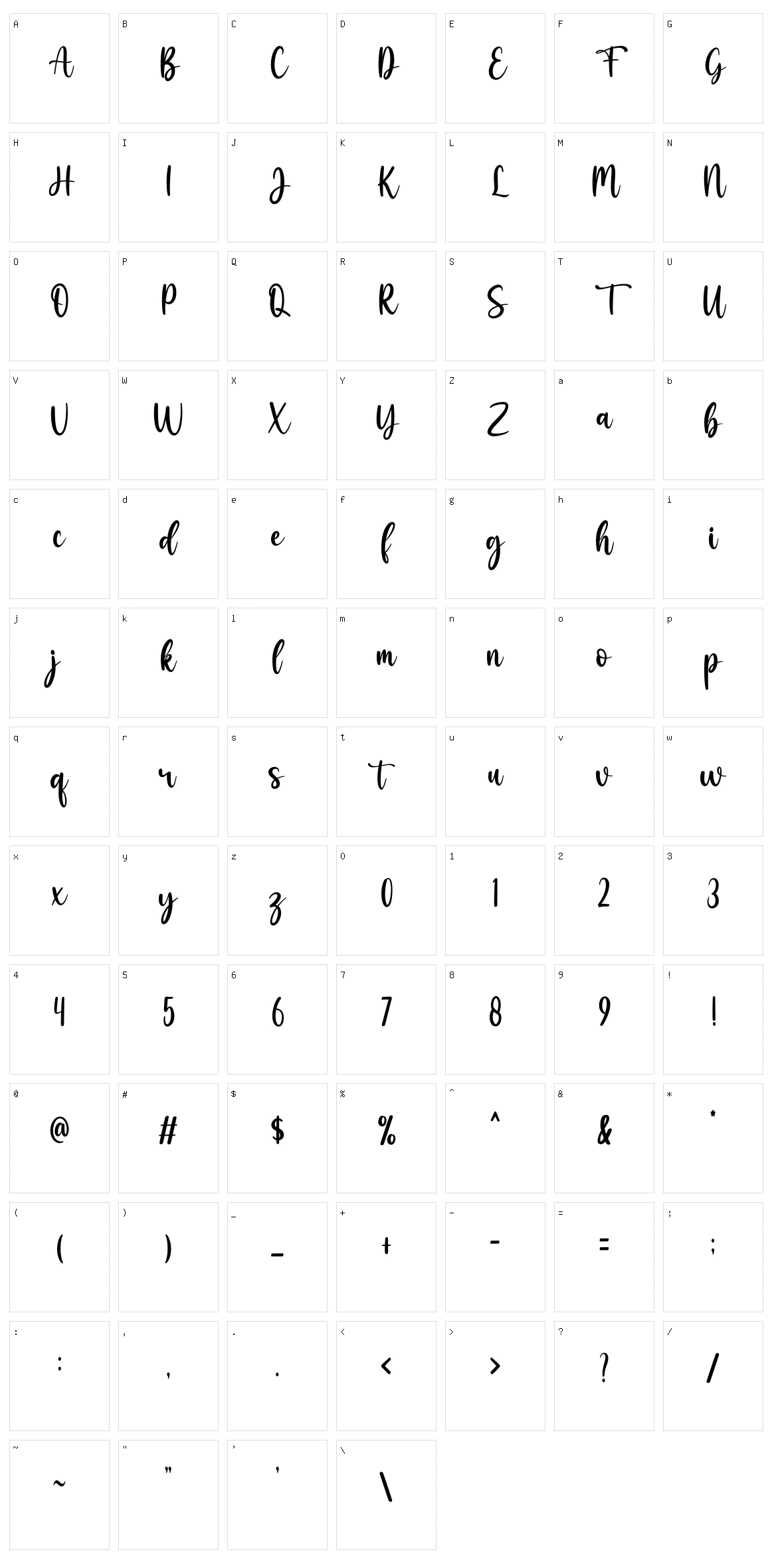 Soulmate Character Set