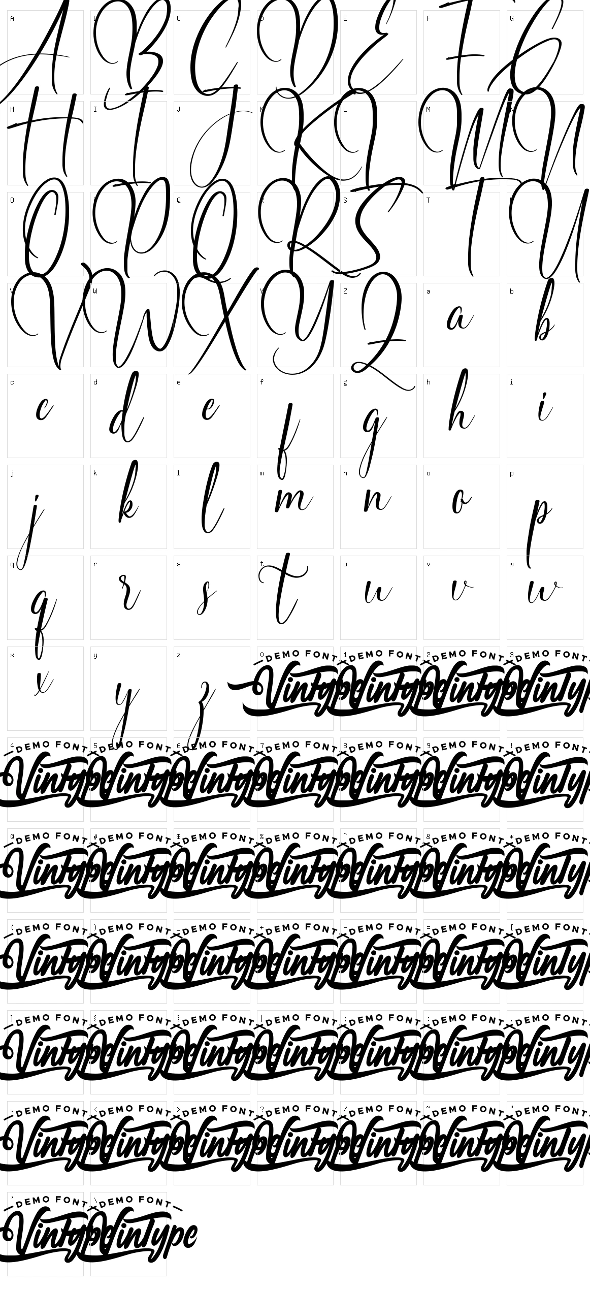 South Gateway Character Set