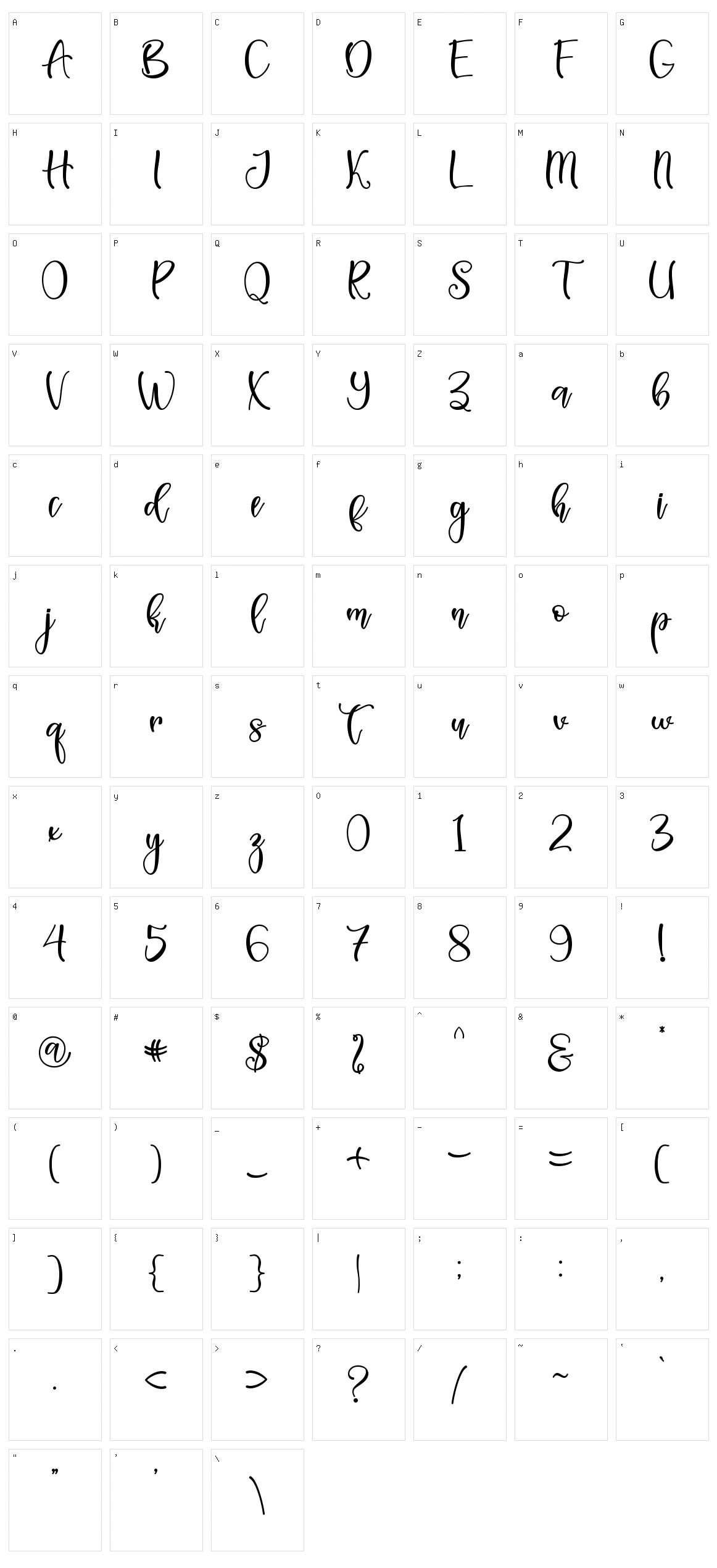 Spring Sweet Character Set