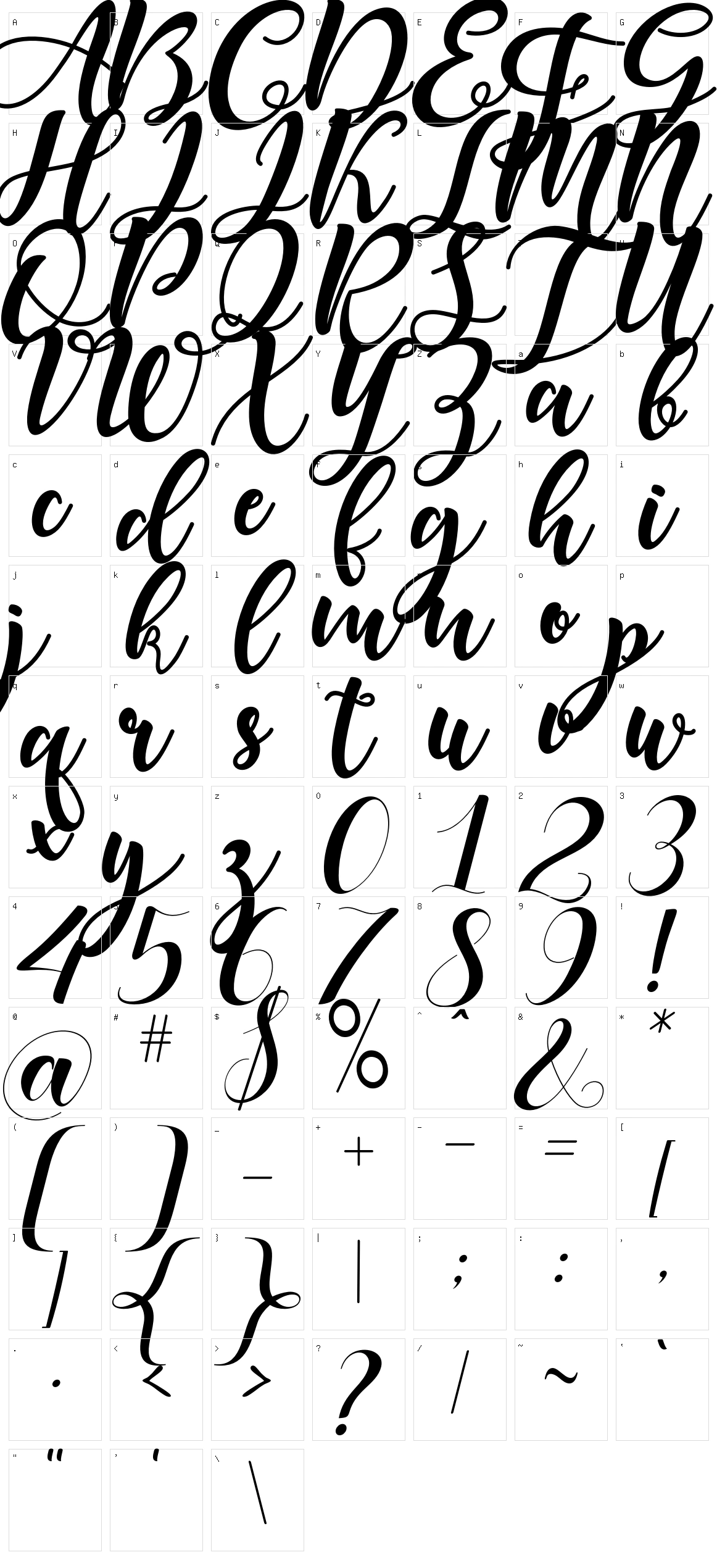 Star Goods Character Set