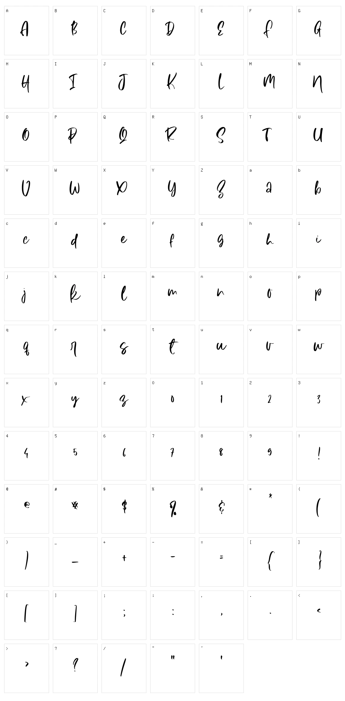 Summer Coast Extra Character Set