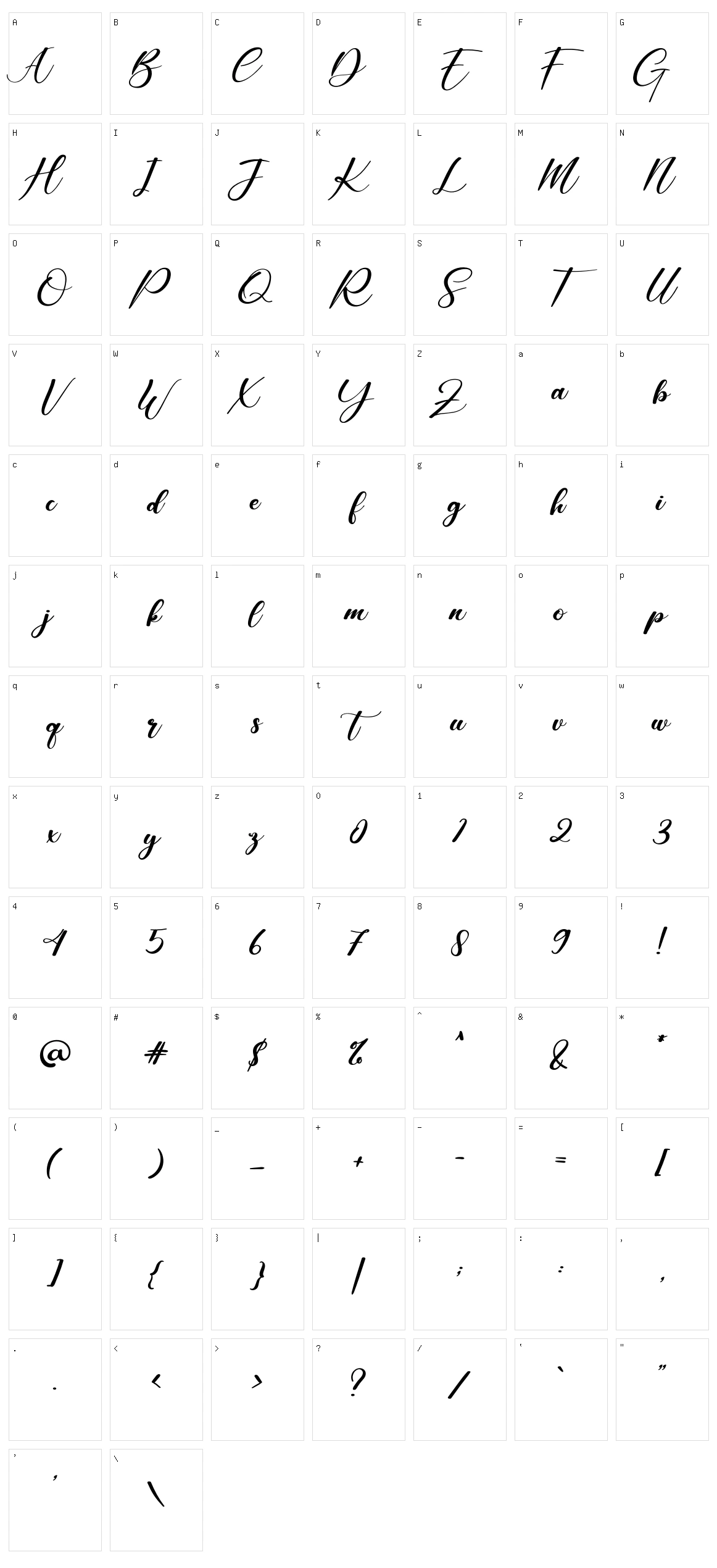 The Manila Character Set