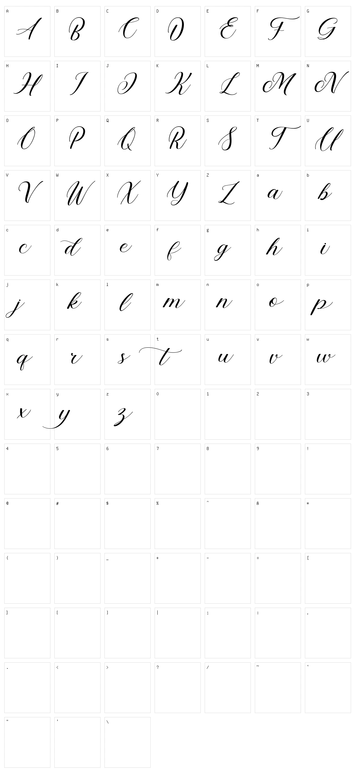 Vedacity Character Set