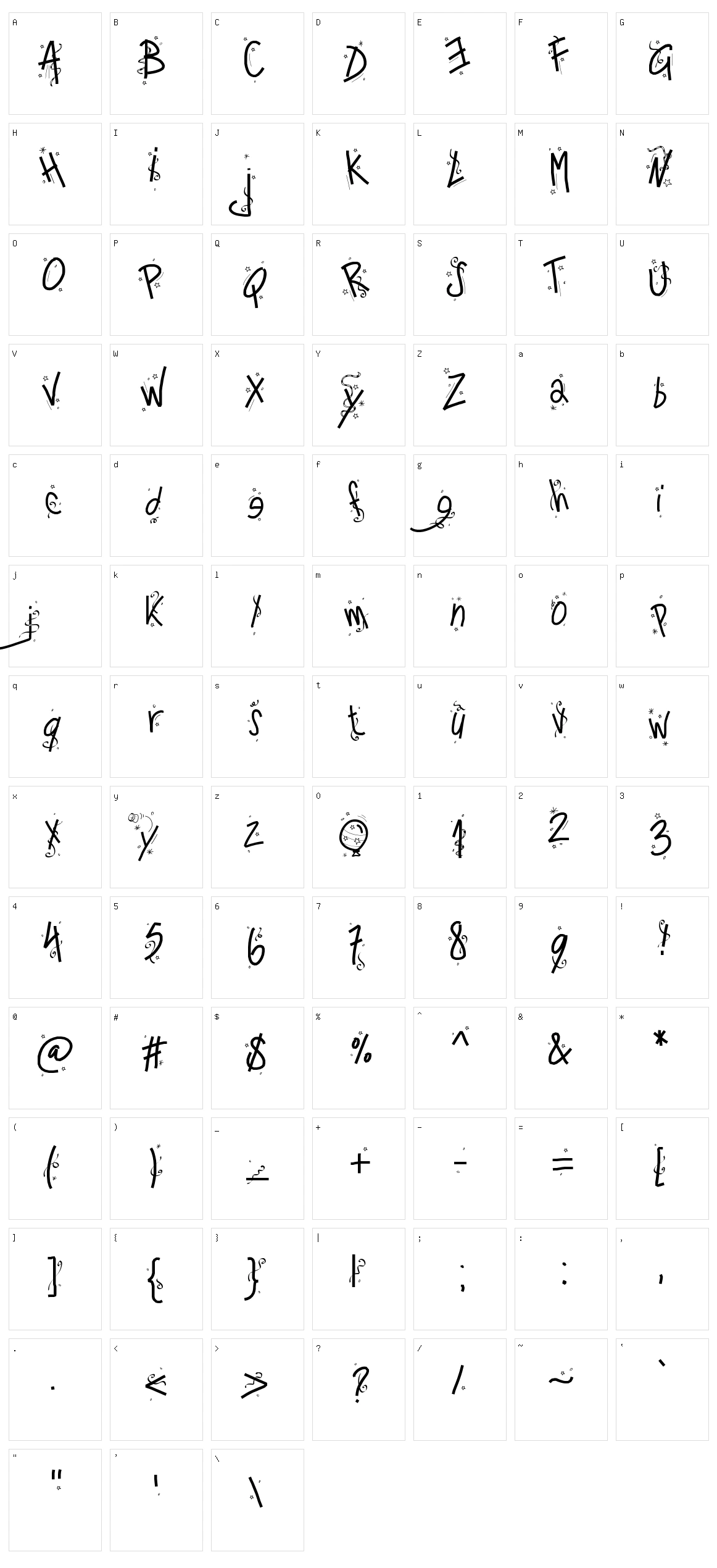 PW Happy New Year Character Set