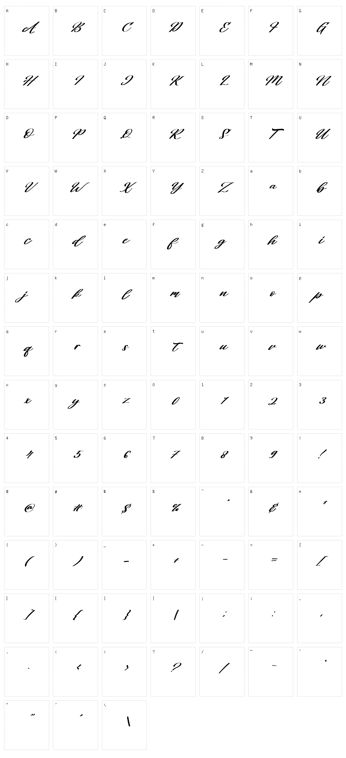 Victoria Character Set