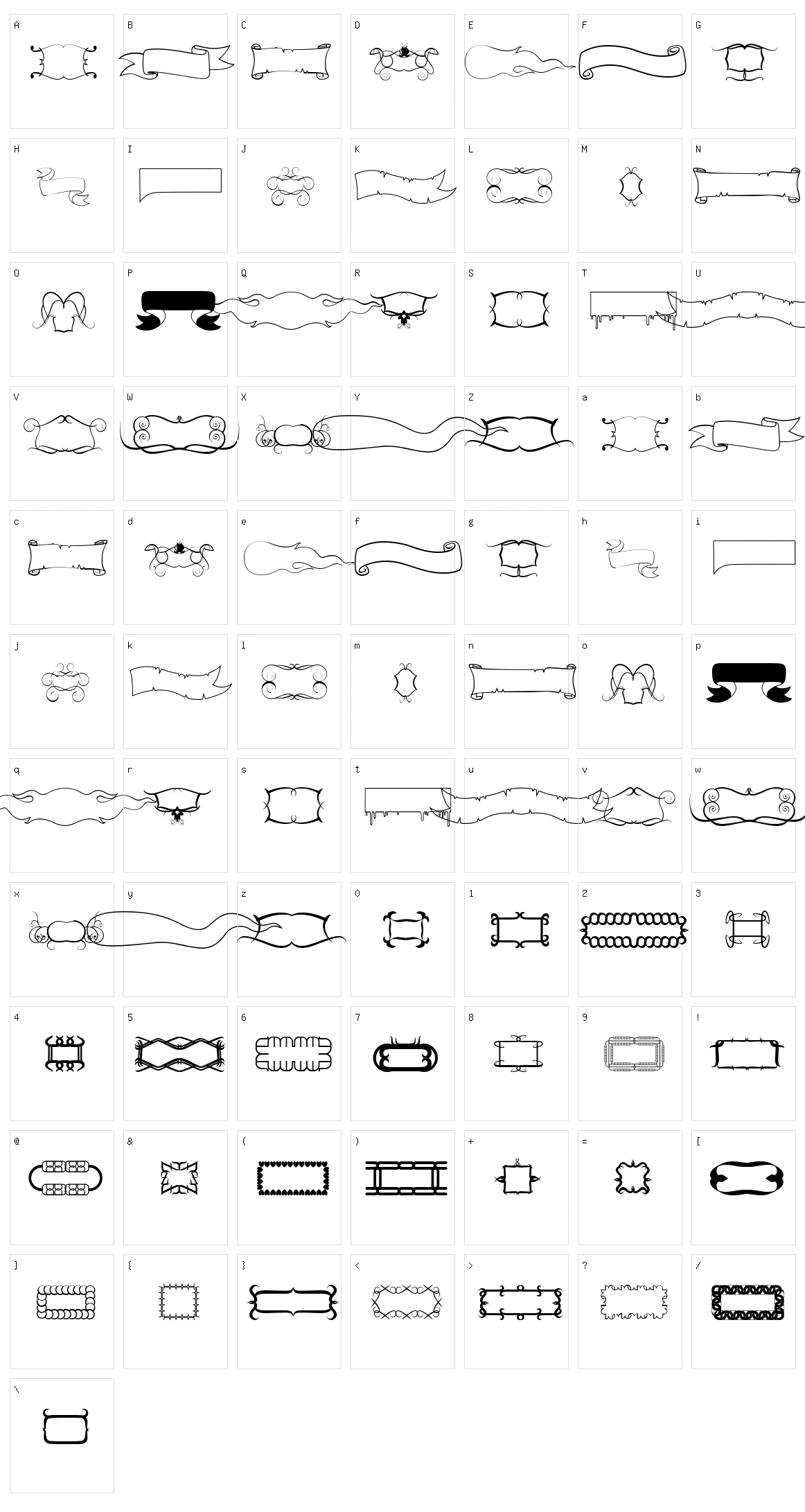 Elegance Character Set