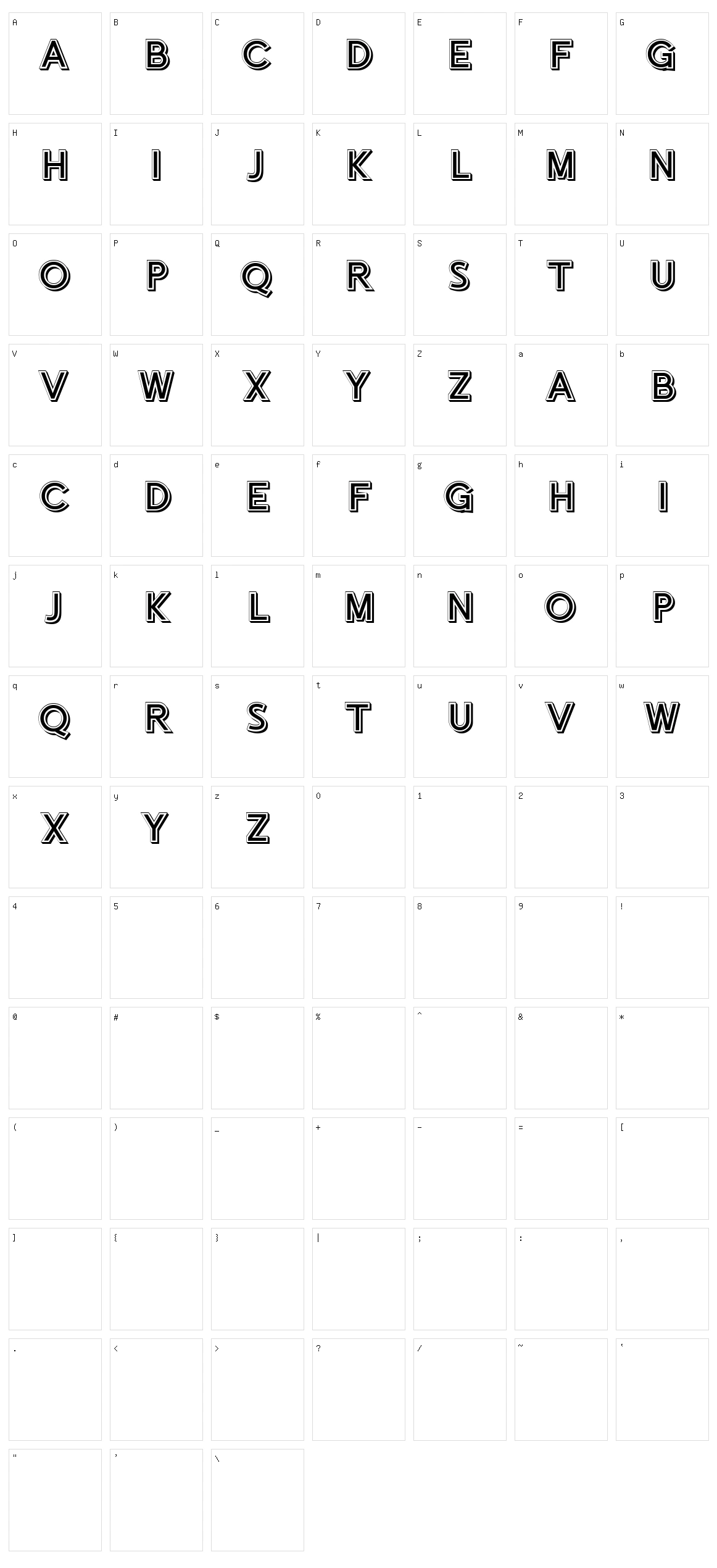 Chortle Faces Character Set