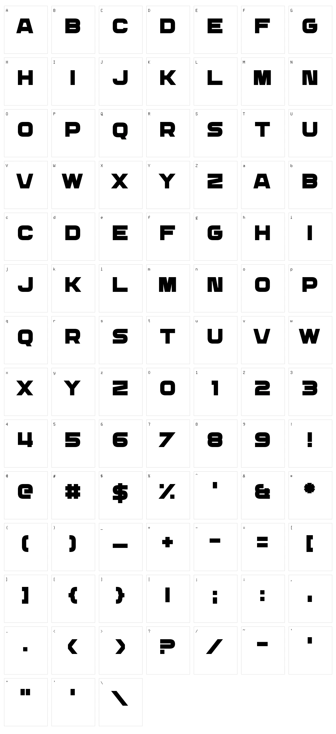 Daily Mix 3 Character Set