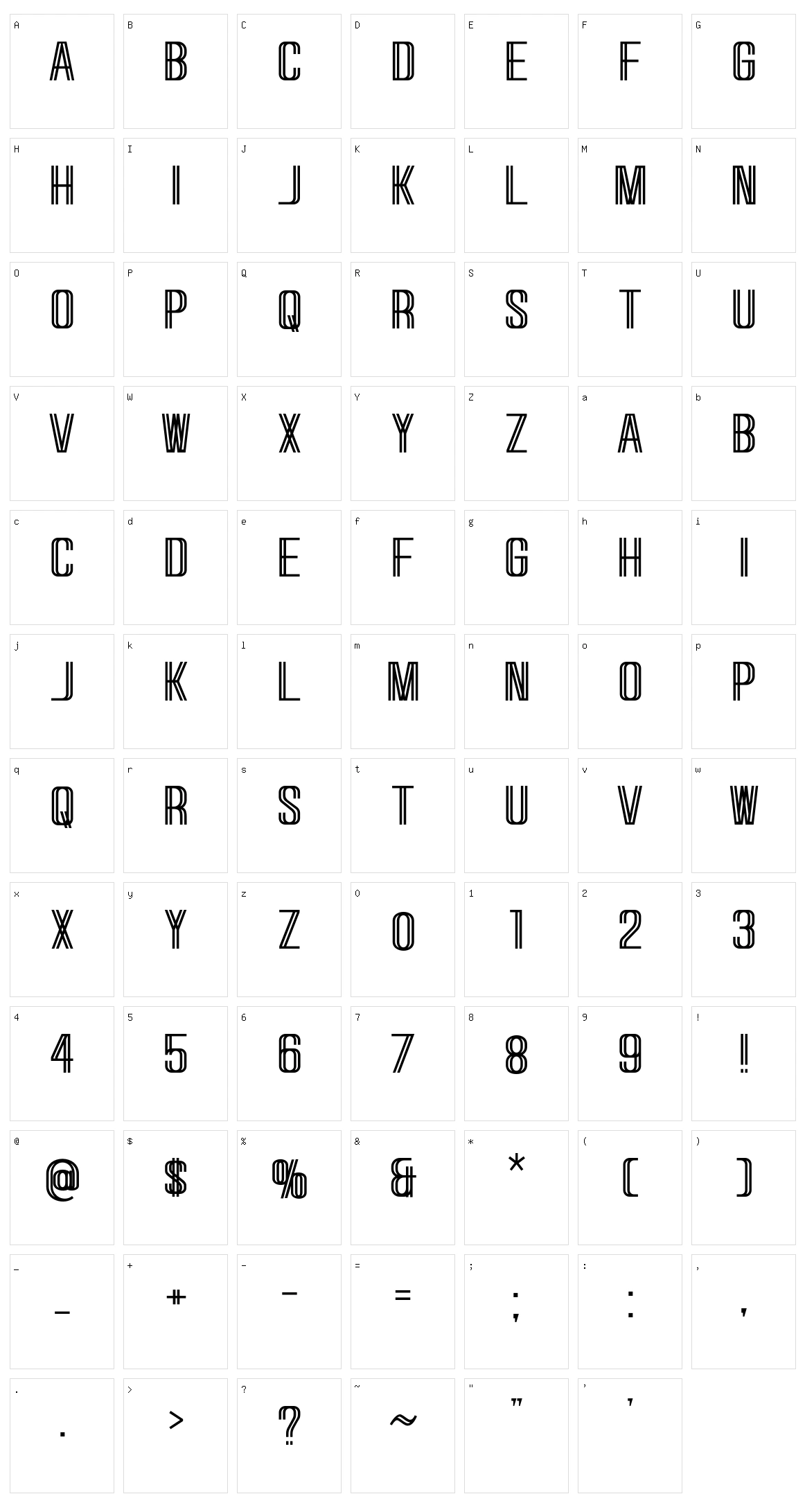 Encore Character Set