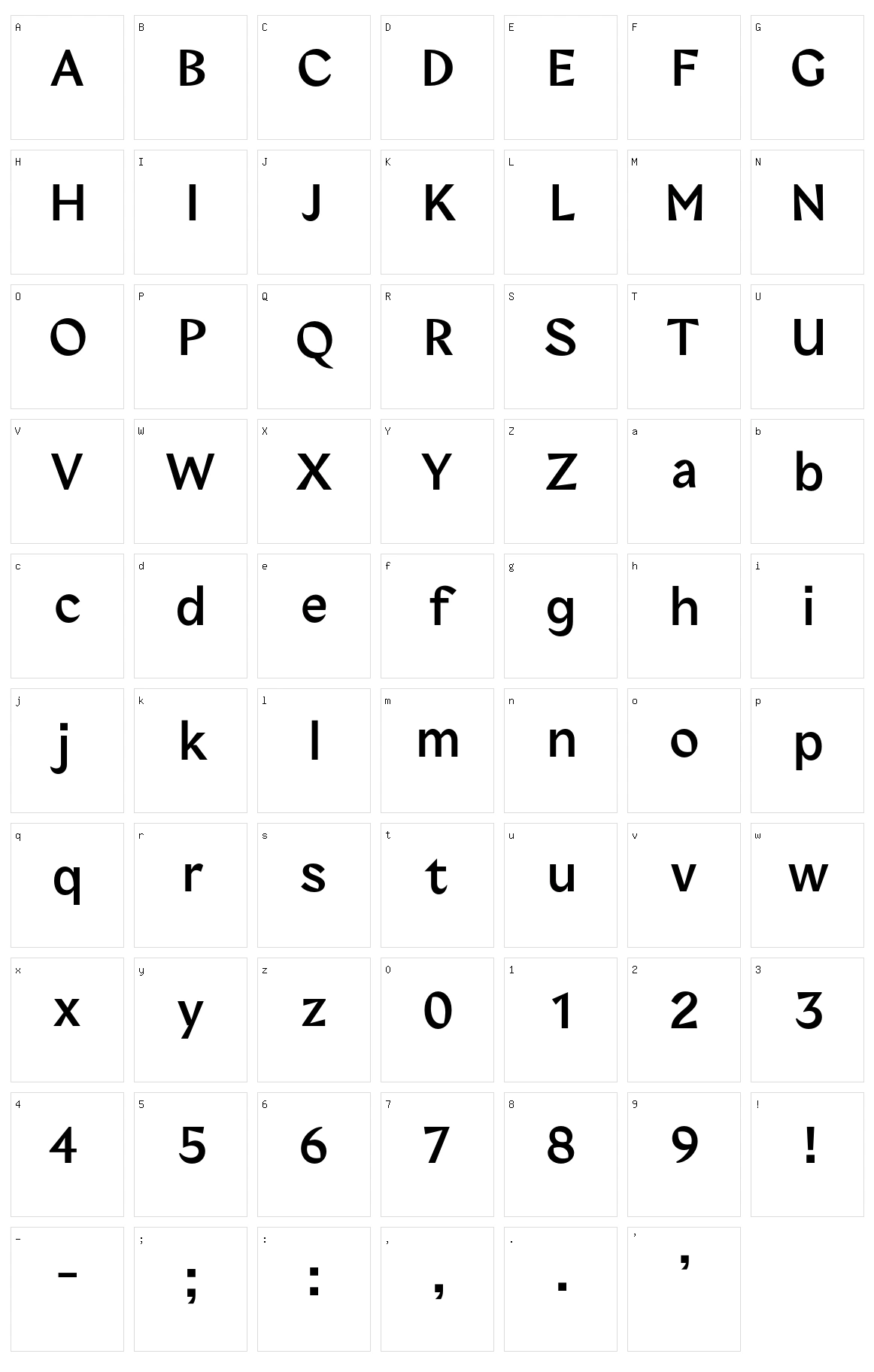 Germinale Character Set