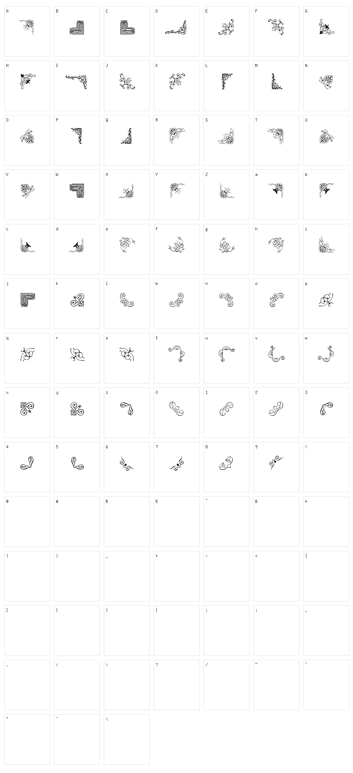 Corn Pop Two Character Set