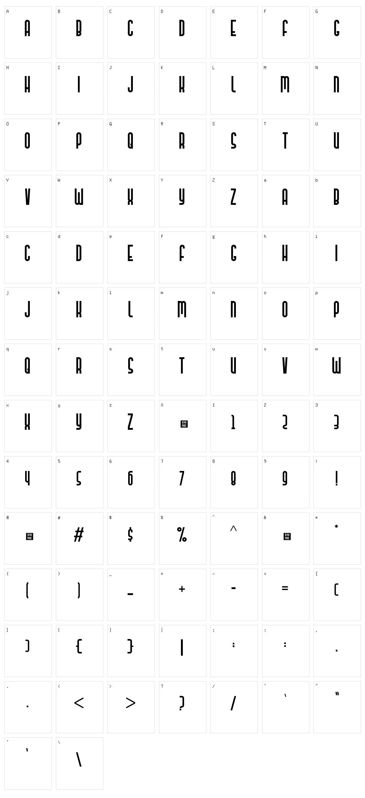 Juangkans Character Set