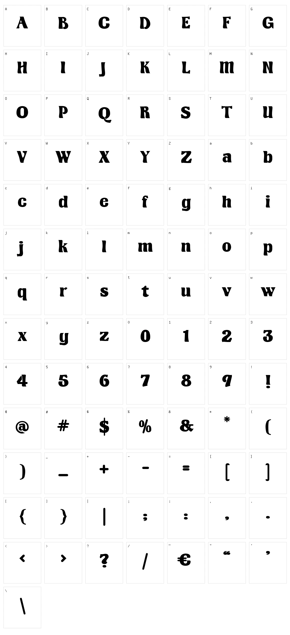 Kingthings Organica Character Set