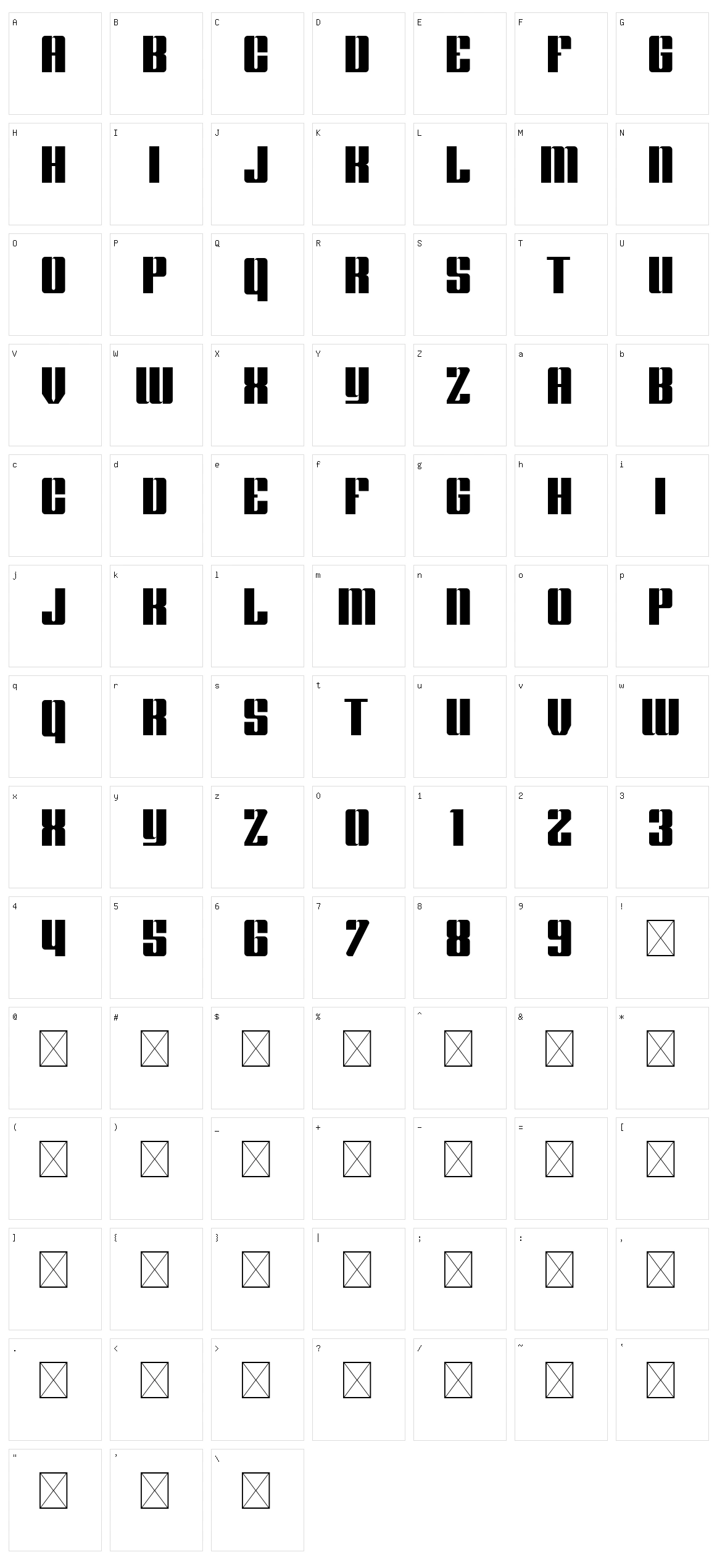 Peng Chau Nights Character Set