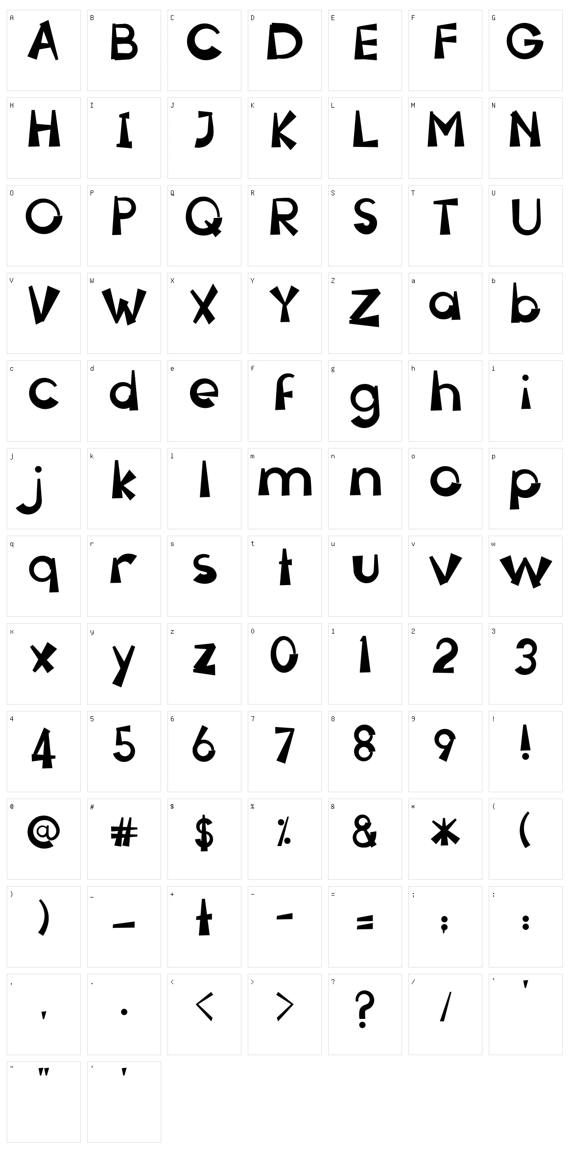 Senyum Sokmo Deh Character Set