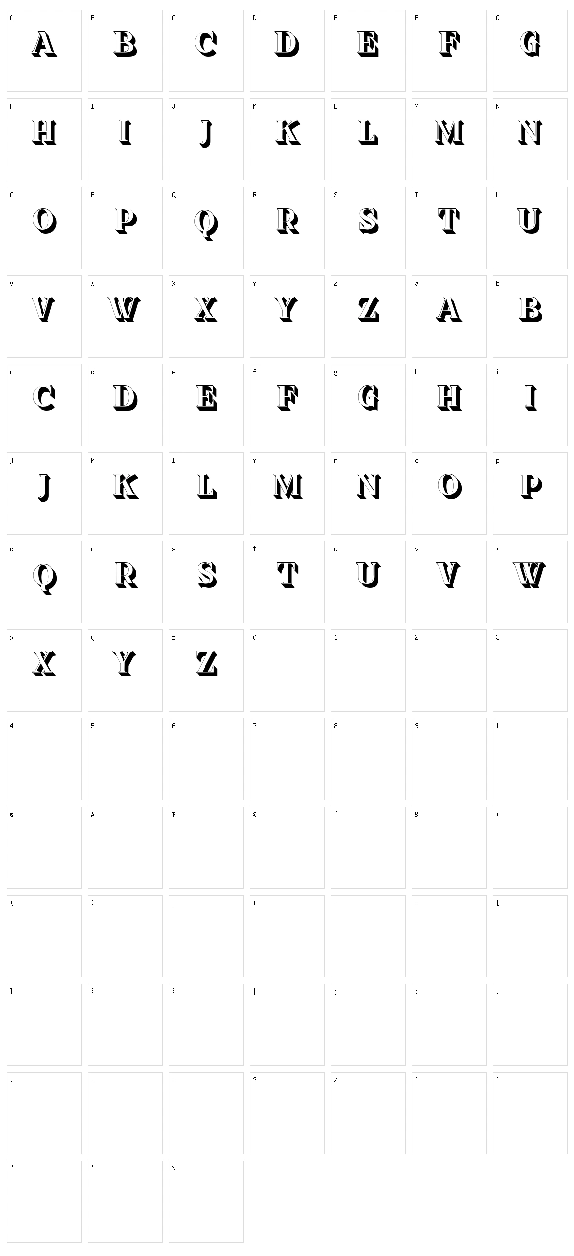 Sticker Character Set