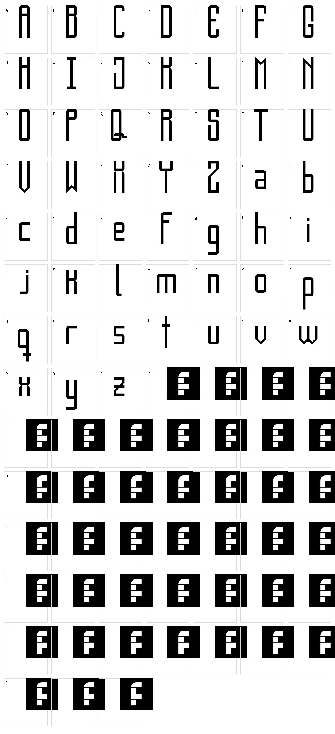 The Enemy Is Public Character Set